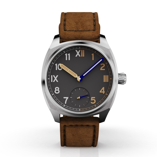 Dekla Military Vintage Cali Ruthenium Sub-Dial