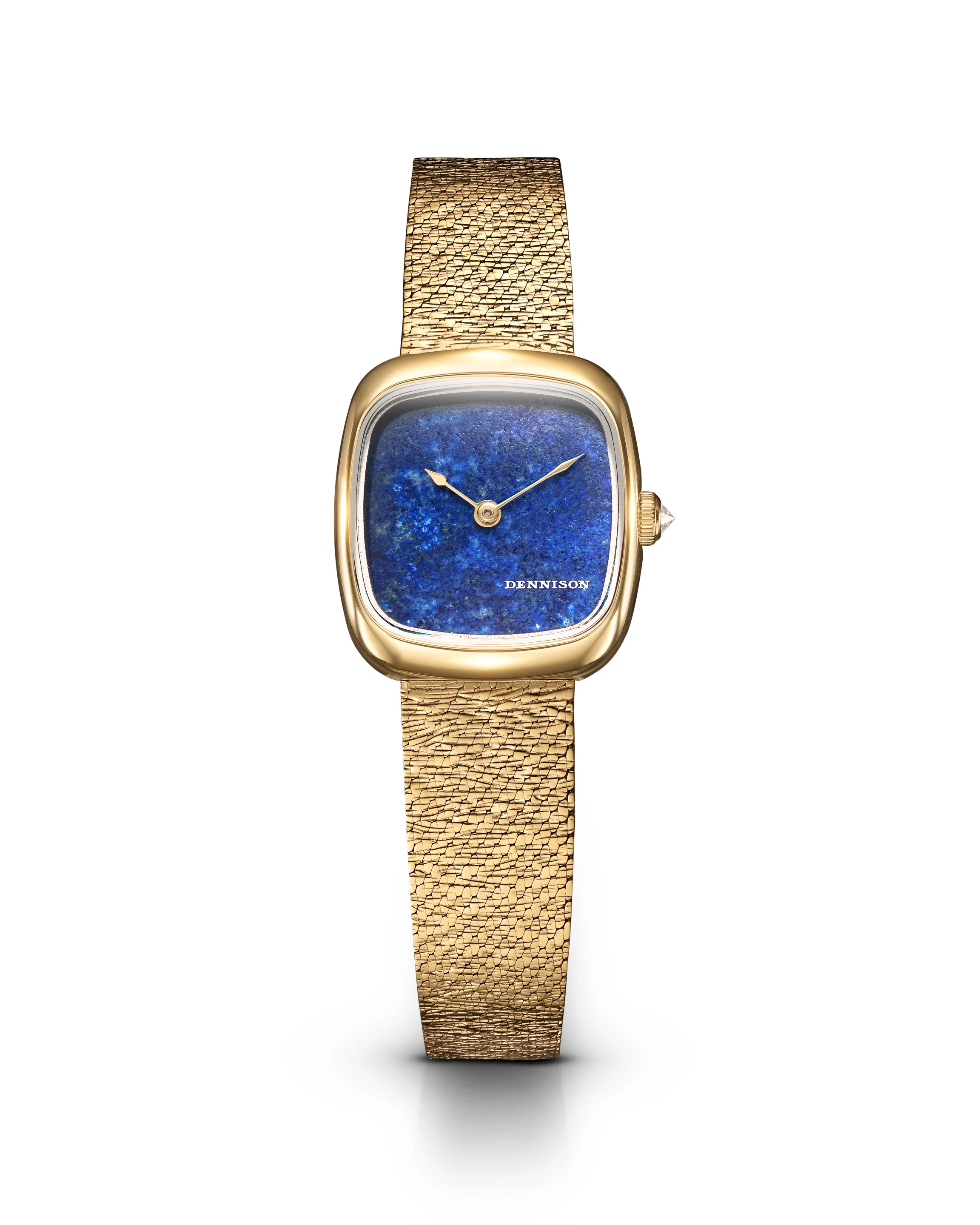 Dennison Mini Lapis Lazuli In Gold
