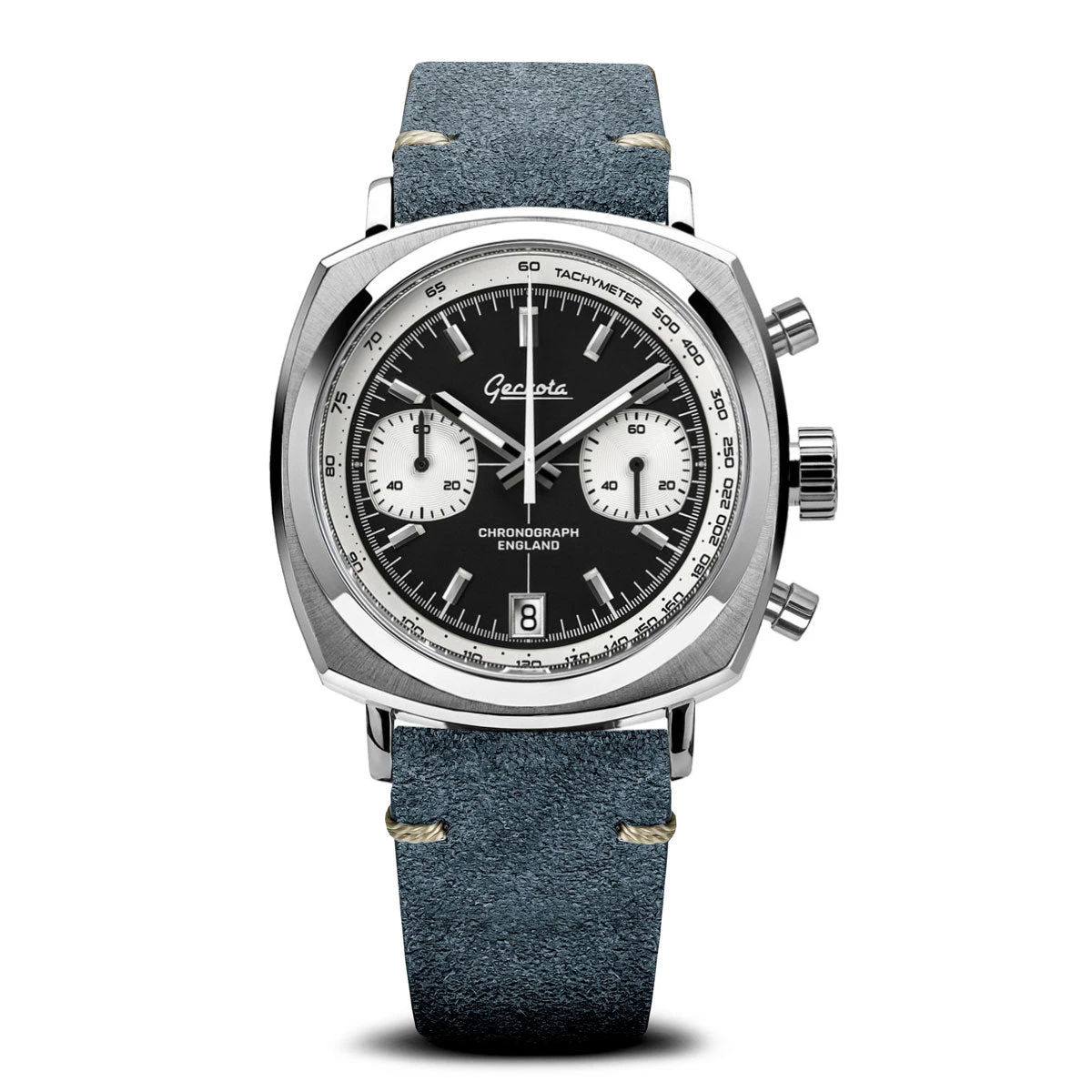 Geckota Chronotimer Chronograph Watch Classic Reverse Panda