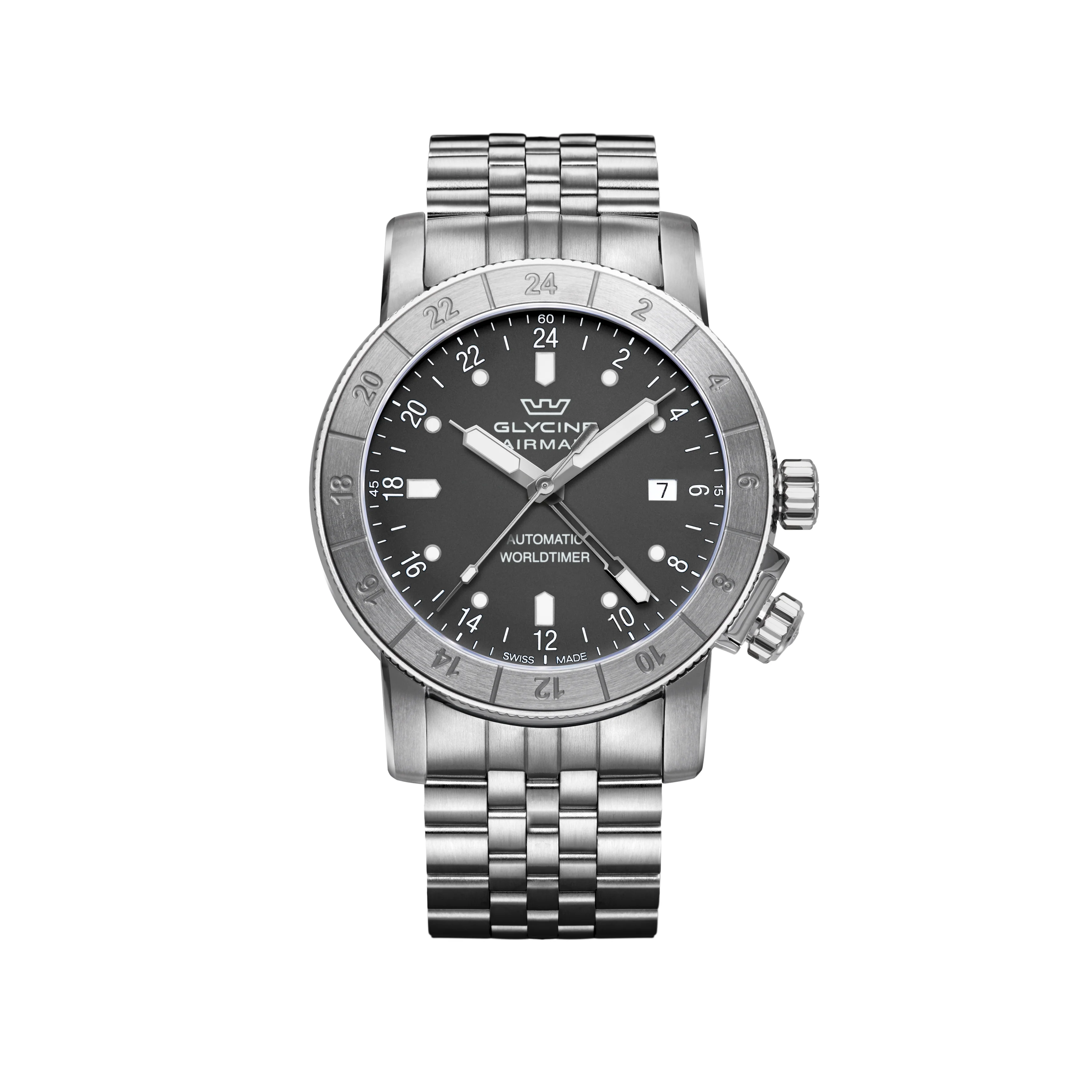 Glycine Men's Airman GMT 42mm Automatic Watch GL0065