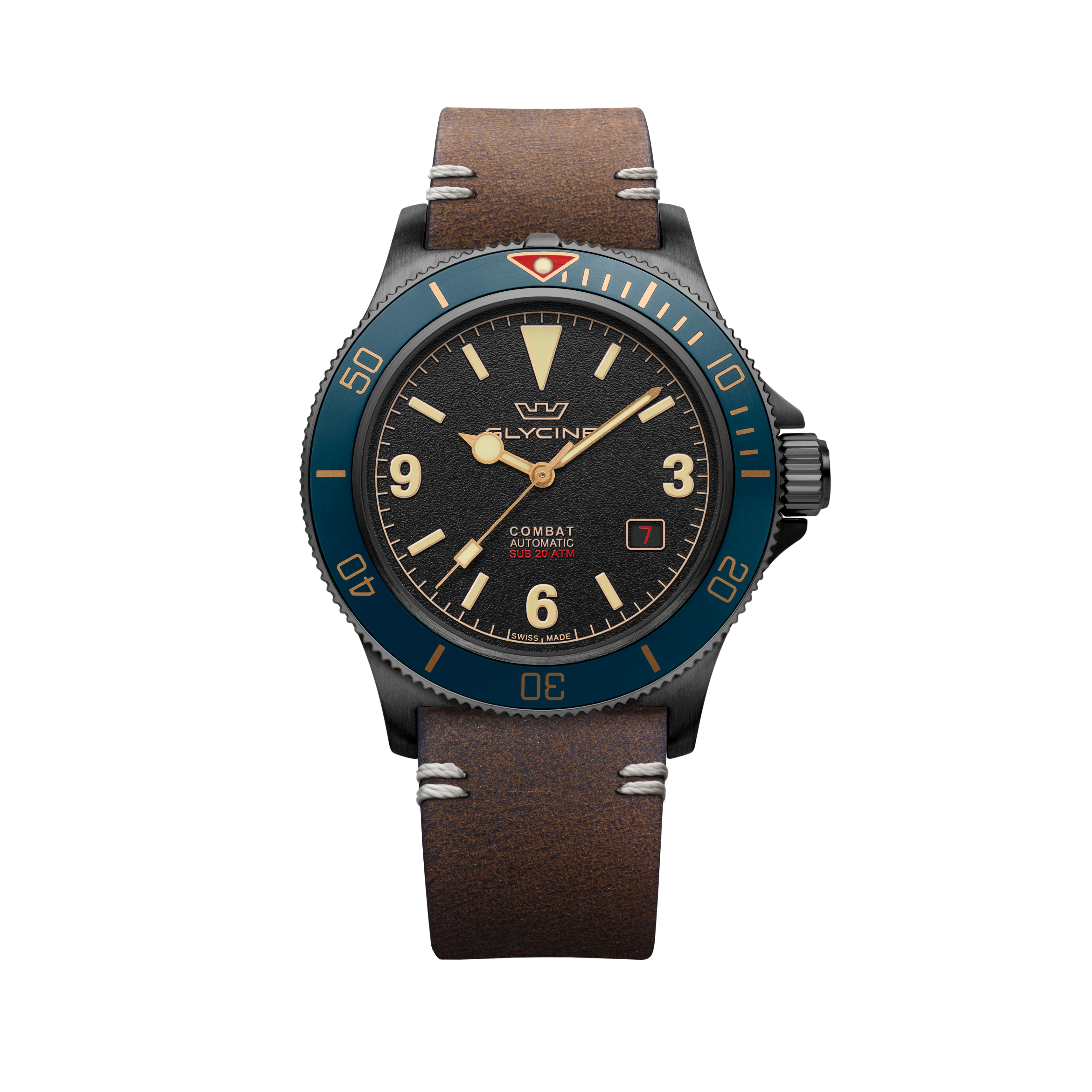 Glycine Men's Combat Sub Vintage 42mm Automatic Watch GL0270