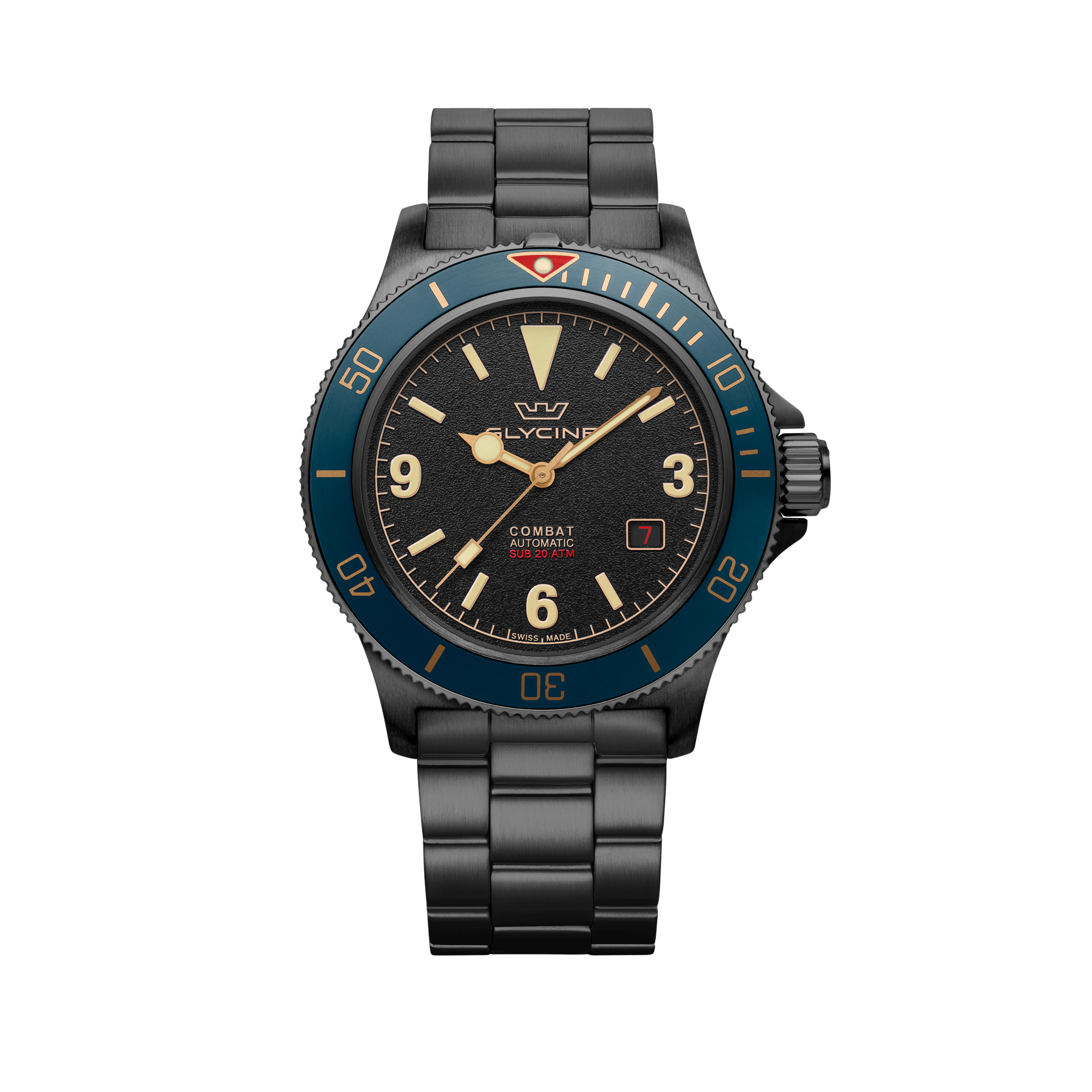 Glycine Men's Combat Sub Vintage 42mm Automatic Watch GL0291
