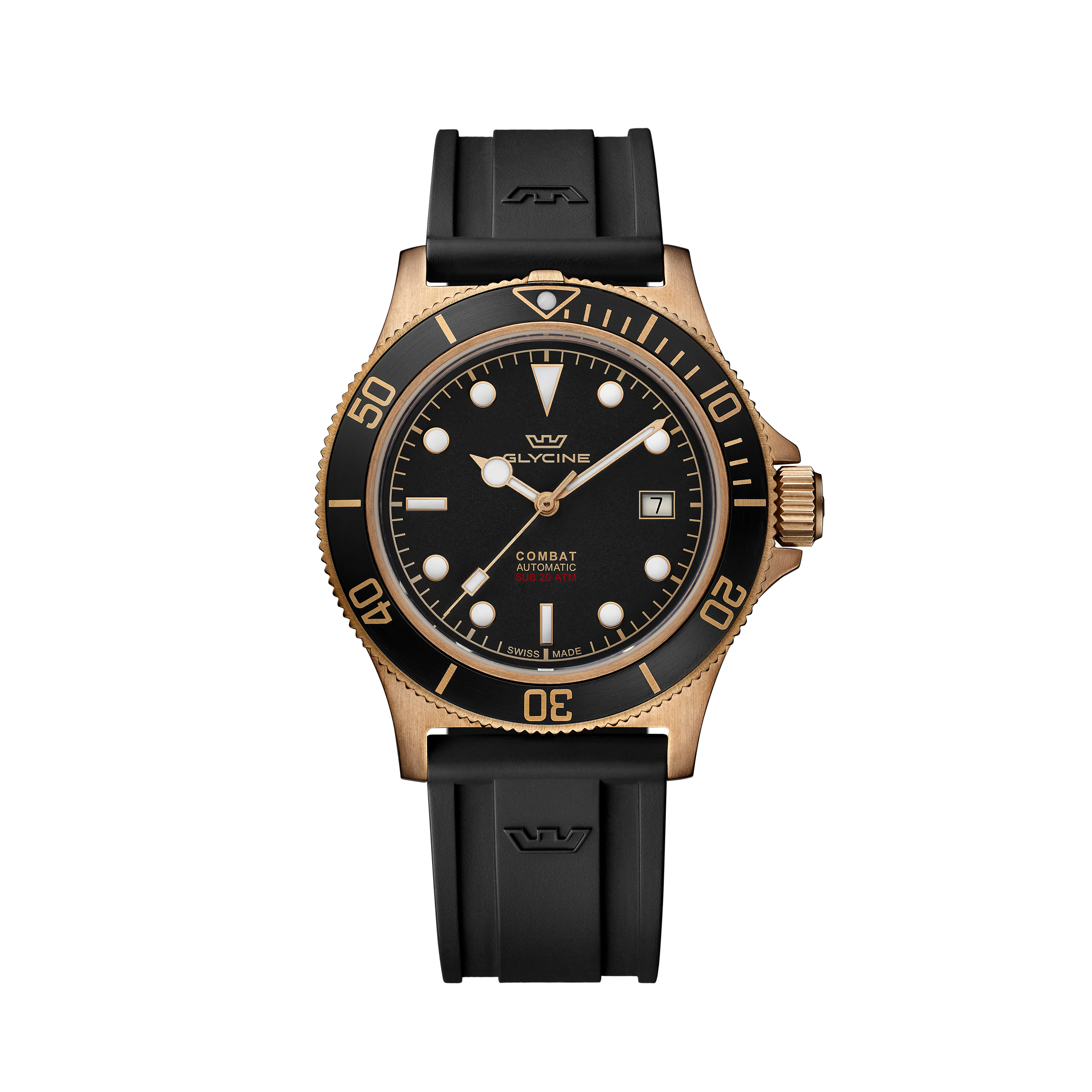 Glycine Men's Combat Sub Sport Bronze 42mm Automatic Watch GL0322