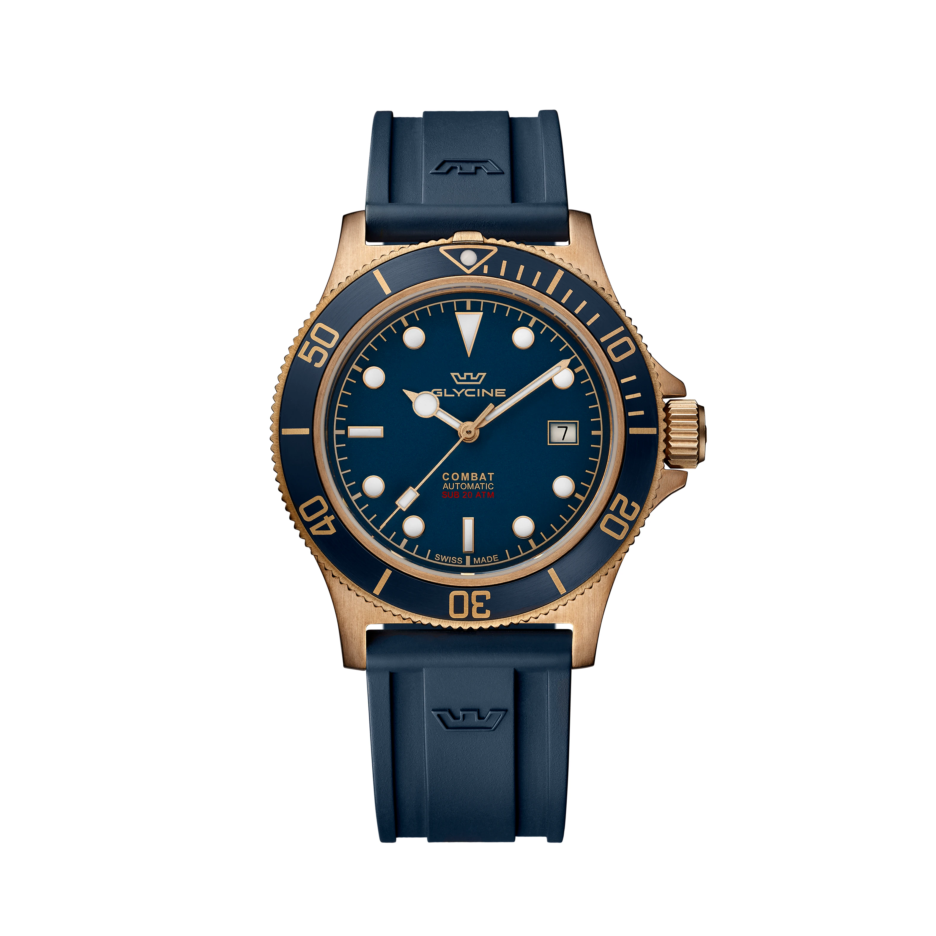 Glycine Men's Combat Sub Sport Bronze 42mm Automatic Watch GL0323