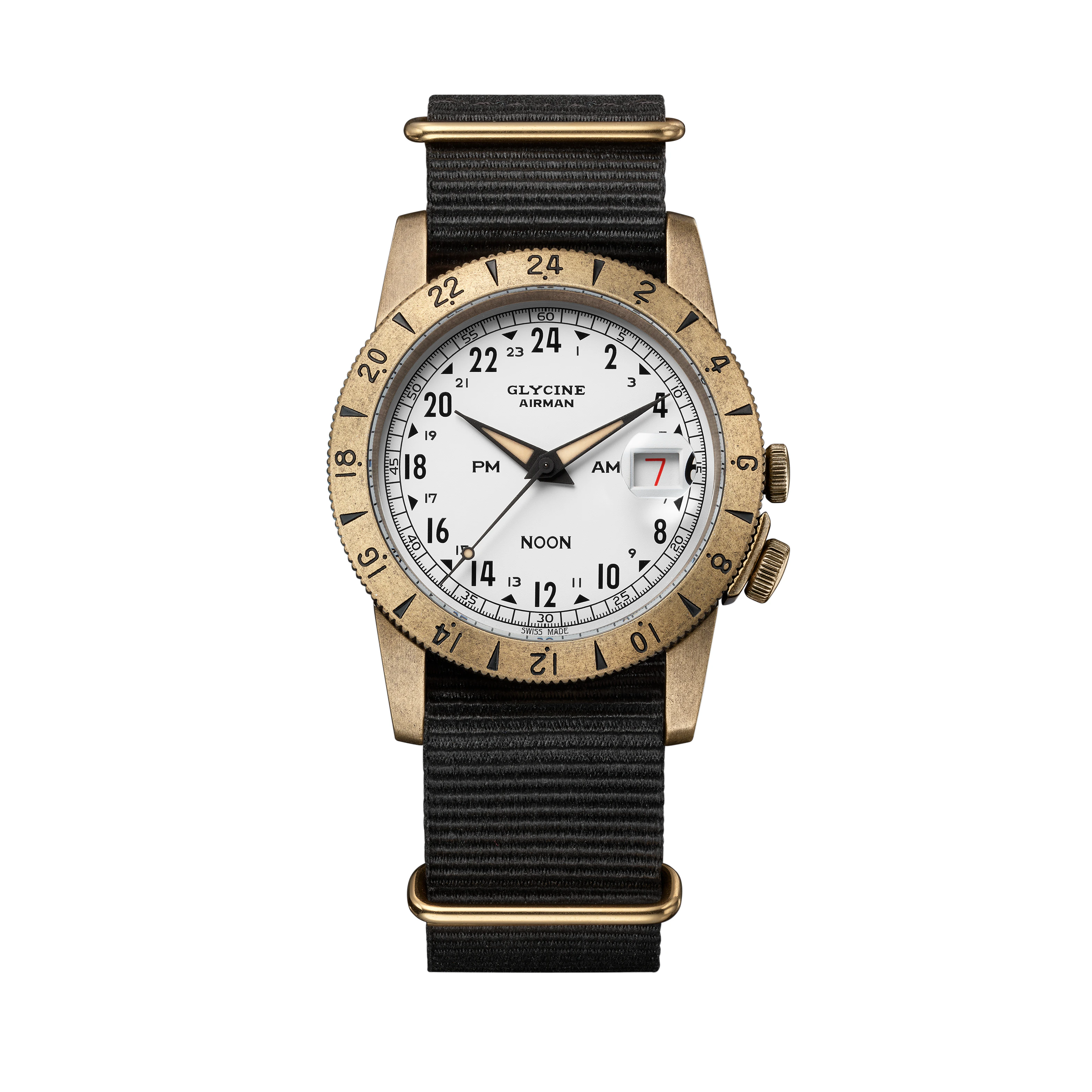 Glycine Airman Vintage Noon Purist