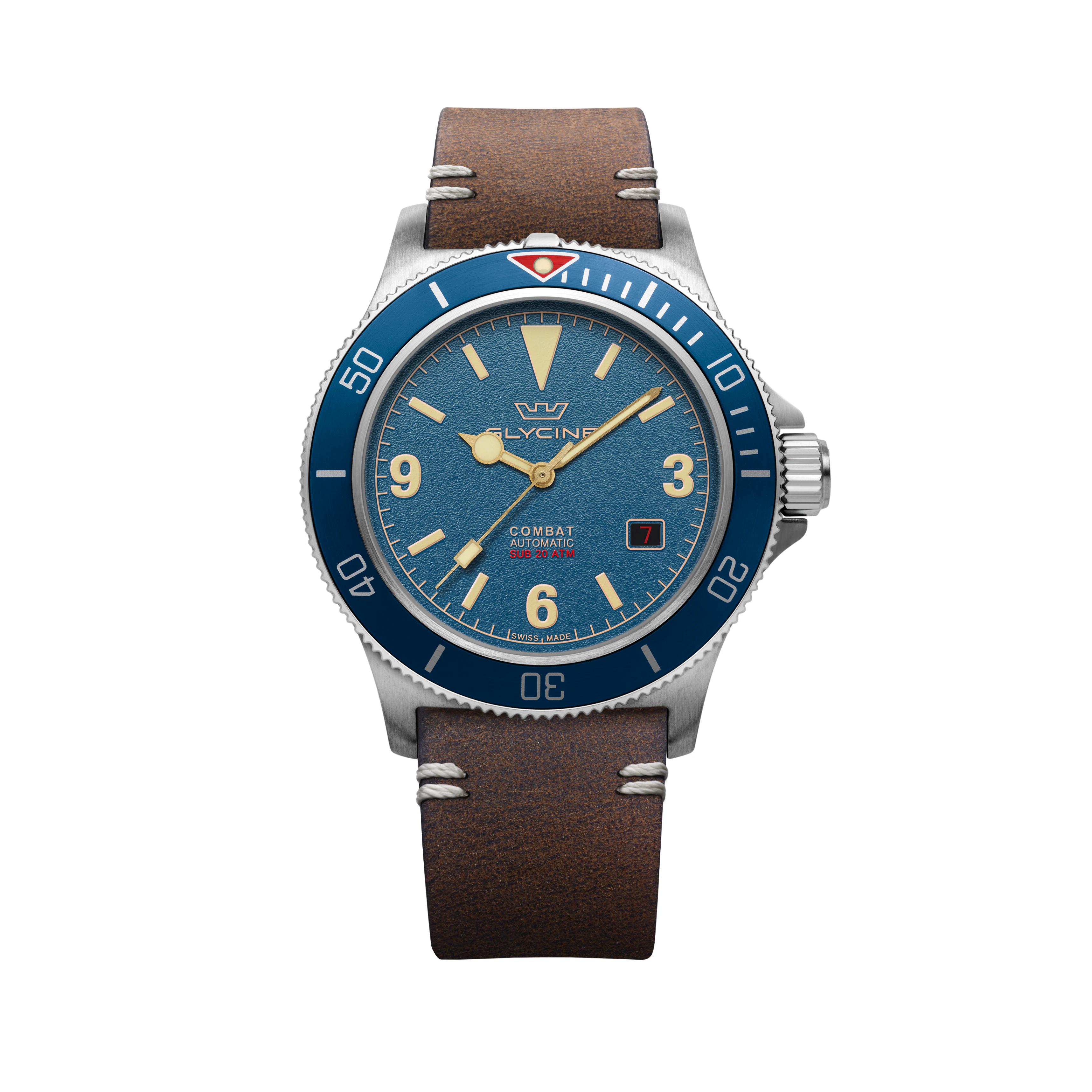 Glycine Men's Combat Sub Vintage 42mm Automatic Watch GL0417