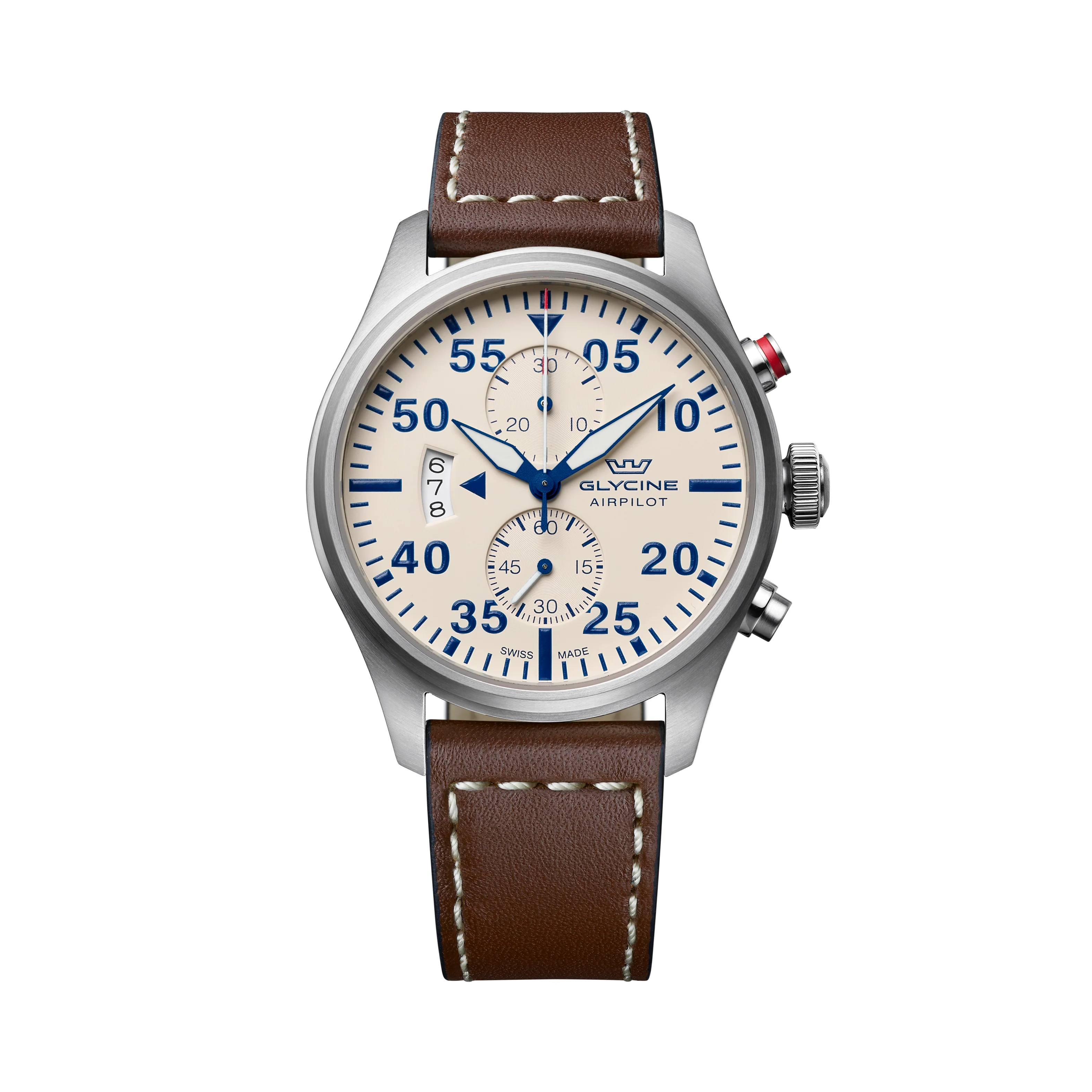 Glycine Men's Airpilot Chrono 44mm Quartz Watch GL0442