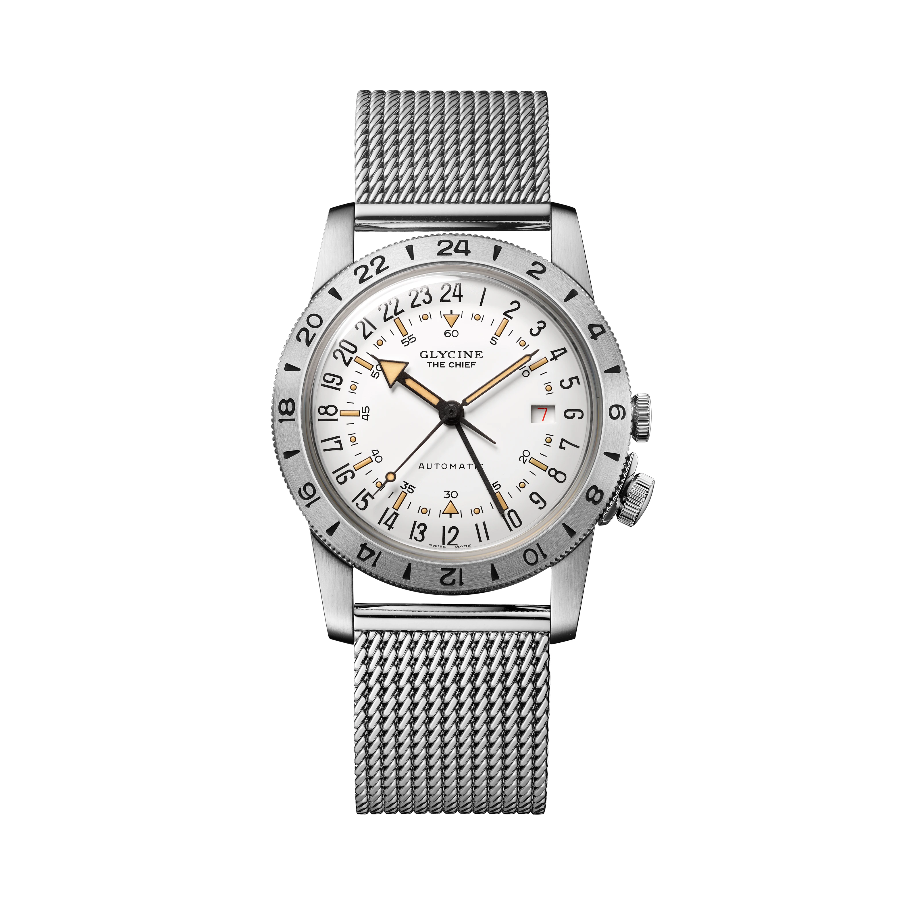 Glycine Men's Airman Vintage The Chief GMT GL04xx Series