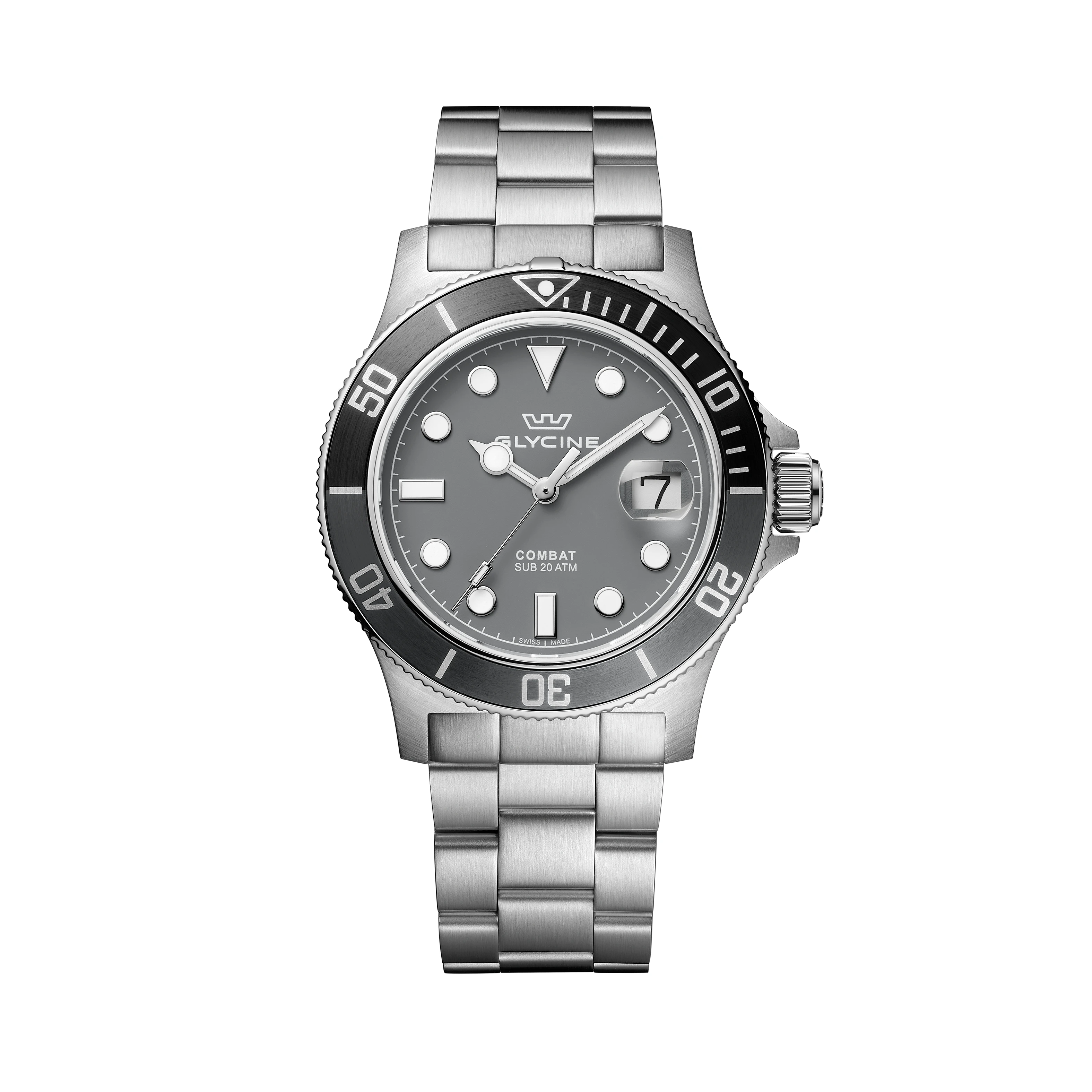 Glycine Men's Combat Sub Sport 42mm Quartz Watch GL1012