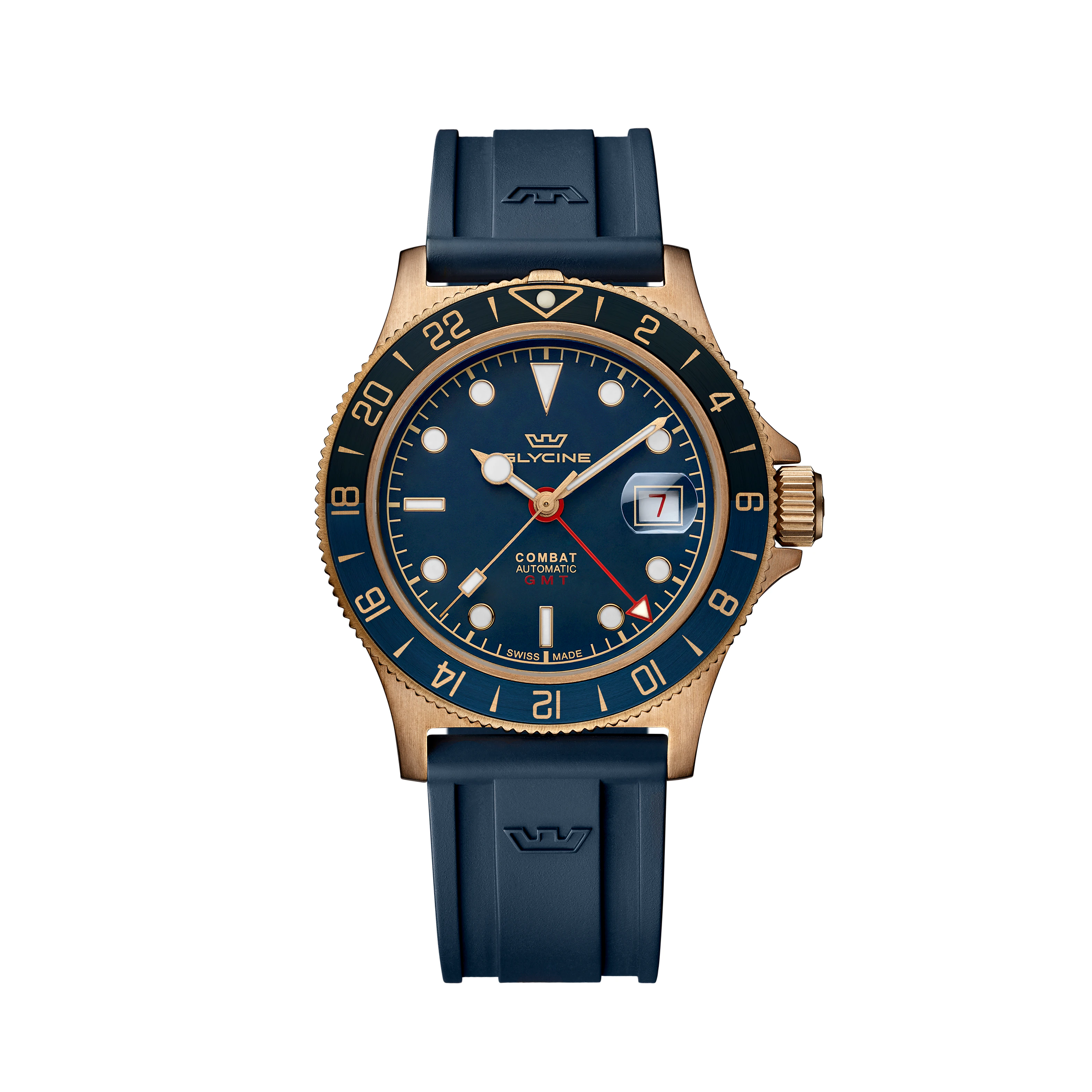 Glycine Combat Sub Sport GMT Bronze
