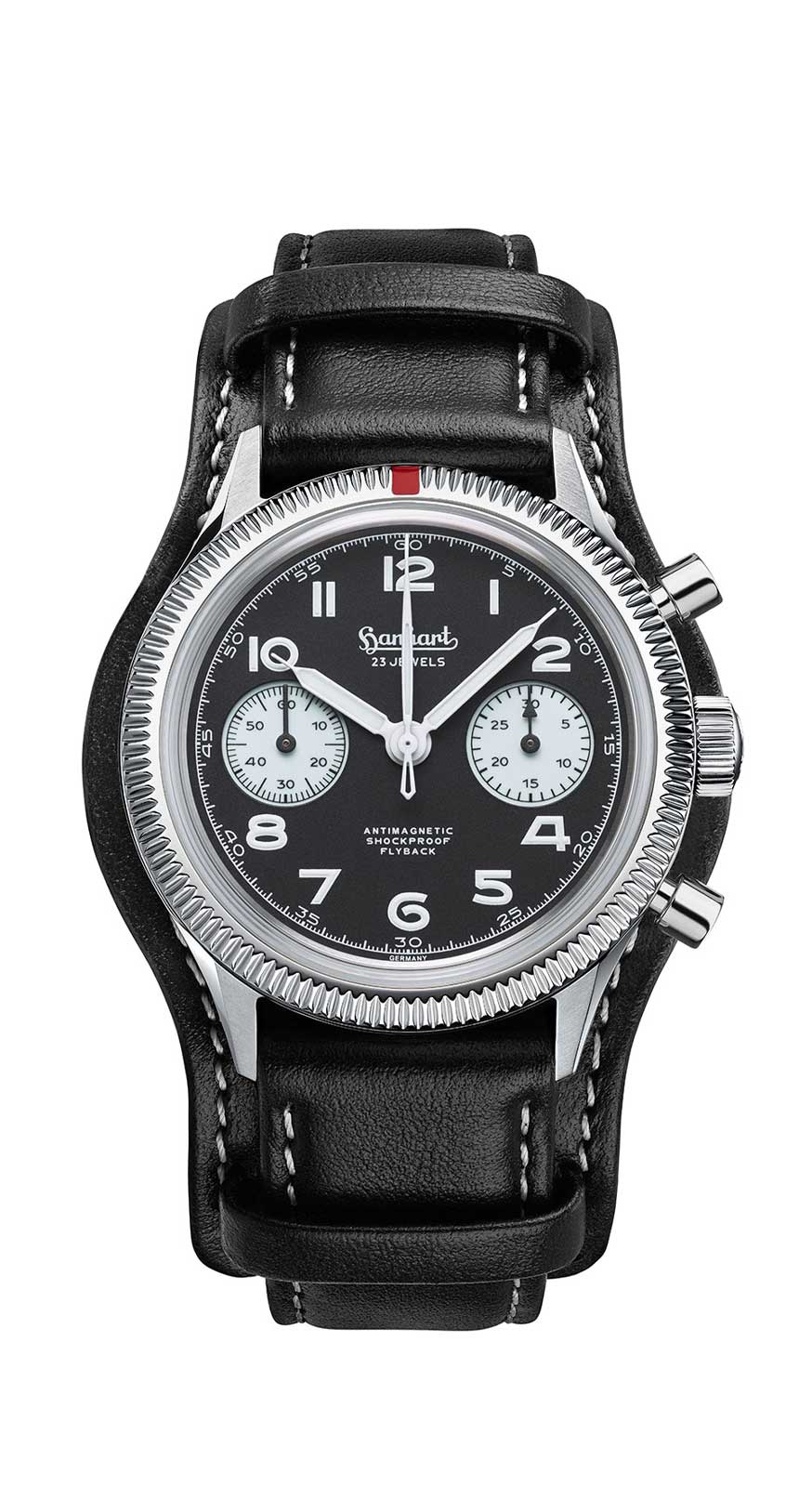 Hanhart 417 ES 1954 Flyback Reverse Panda 39 mm - The icon