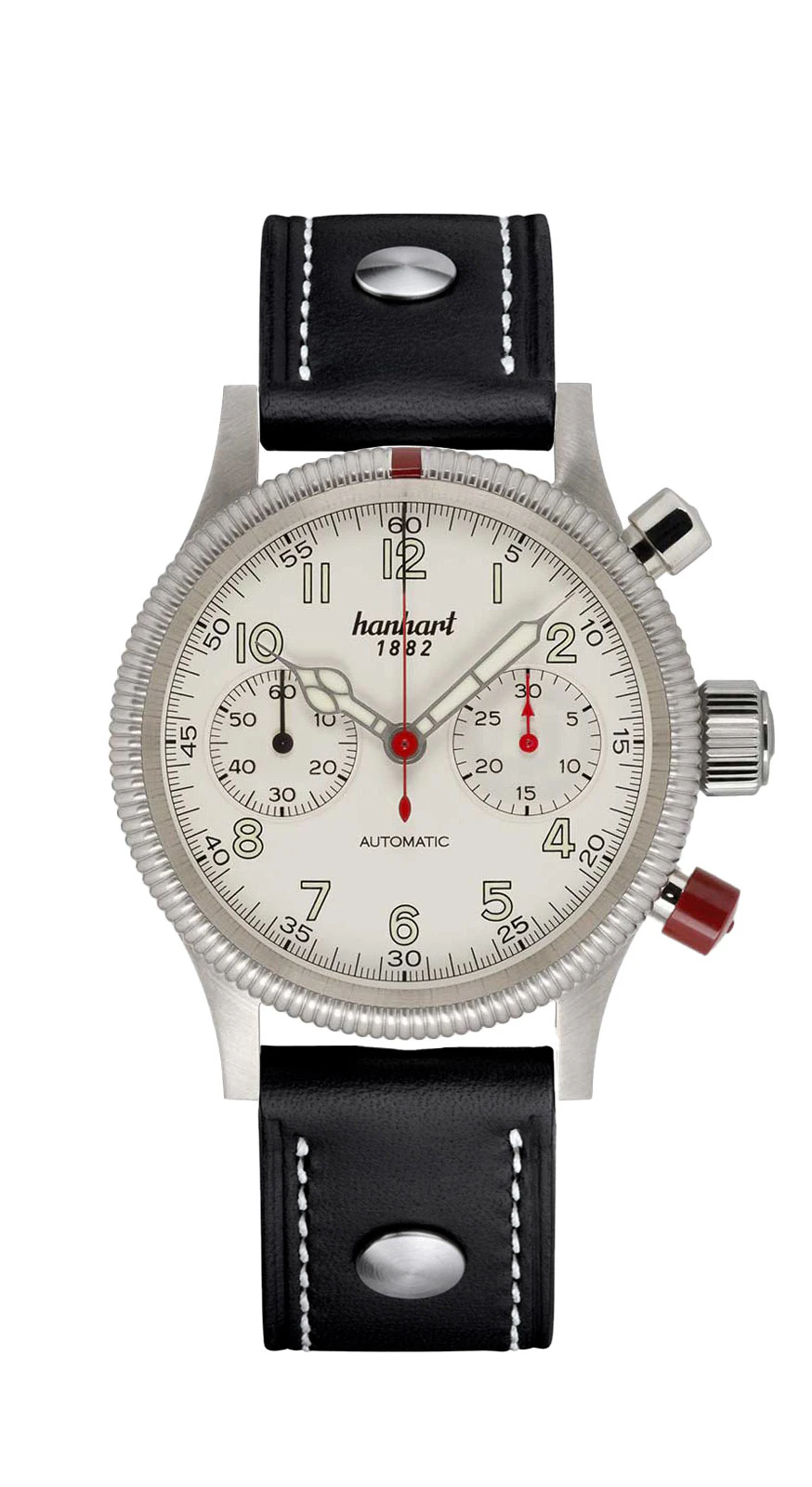 Hanhart PIONEER Mk II antique white, 40 mm