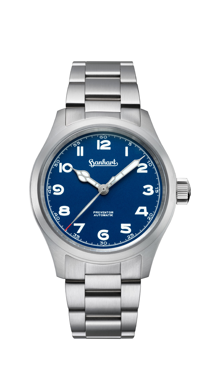 Hanhart PIONEER Preventor HD12 blue, 39 mm