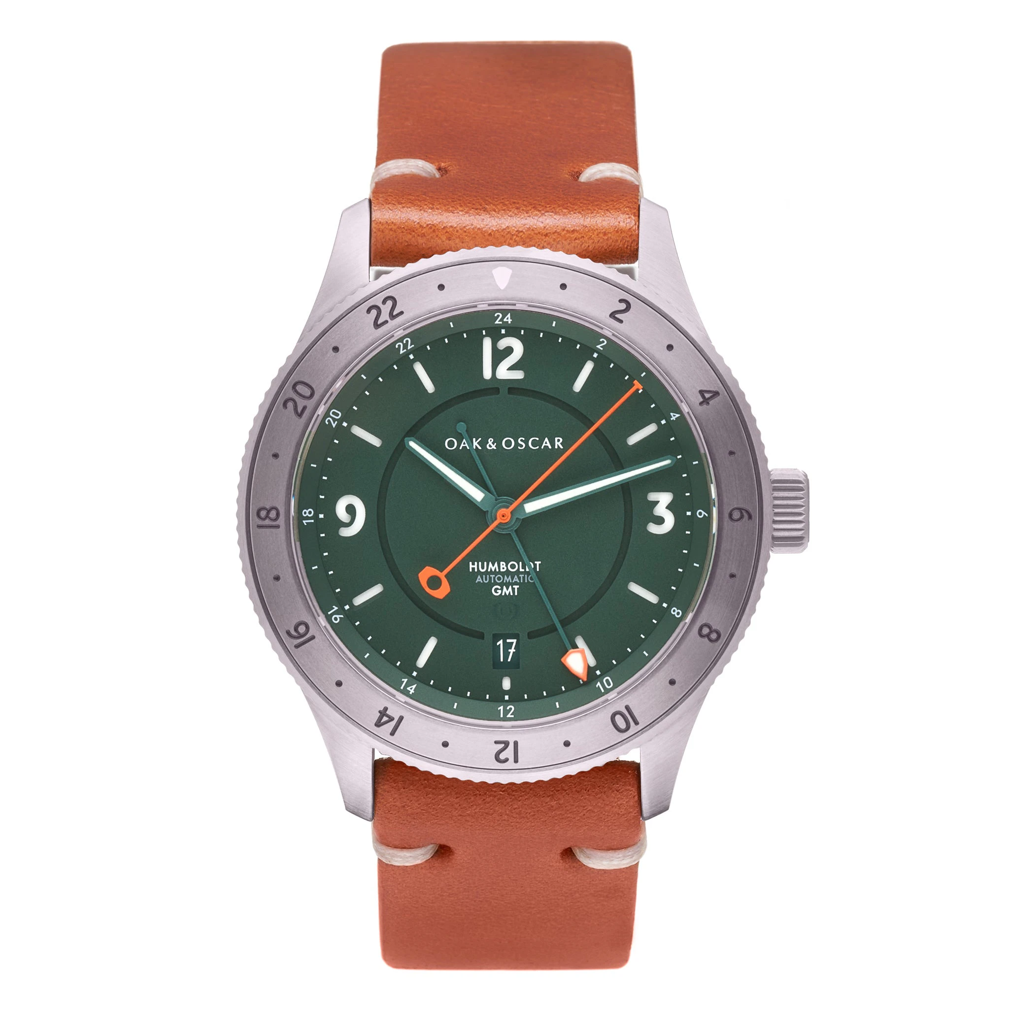 Oak & Oscar The Humboldt GMT Titanium