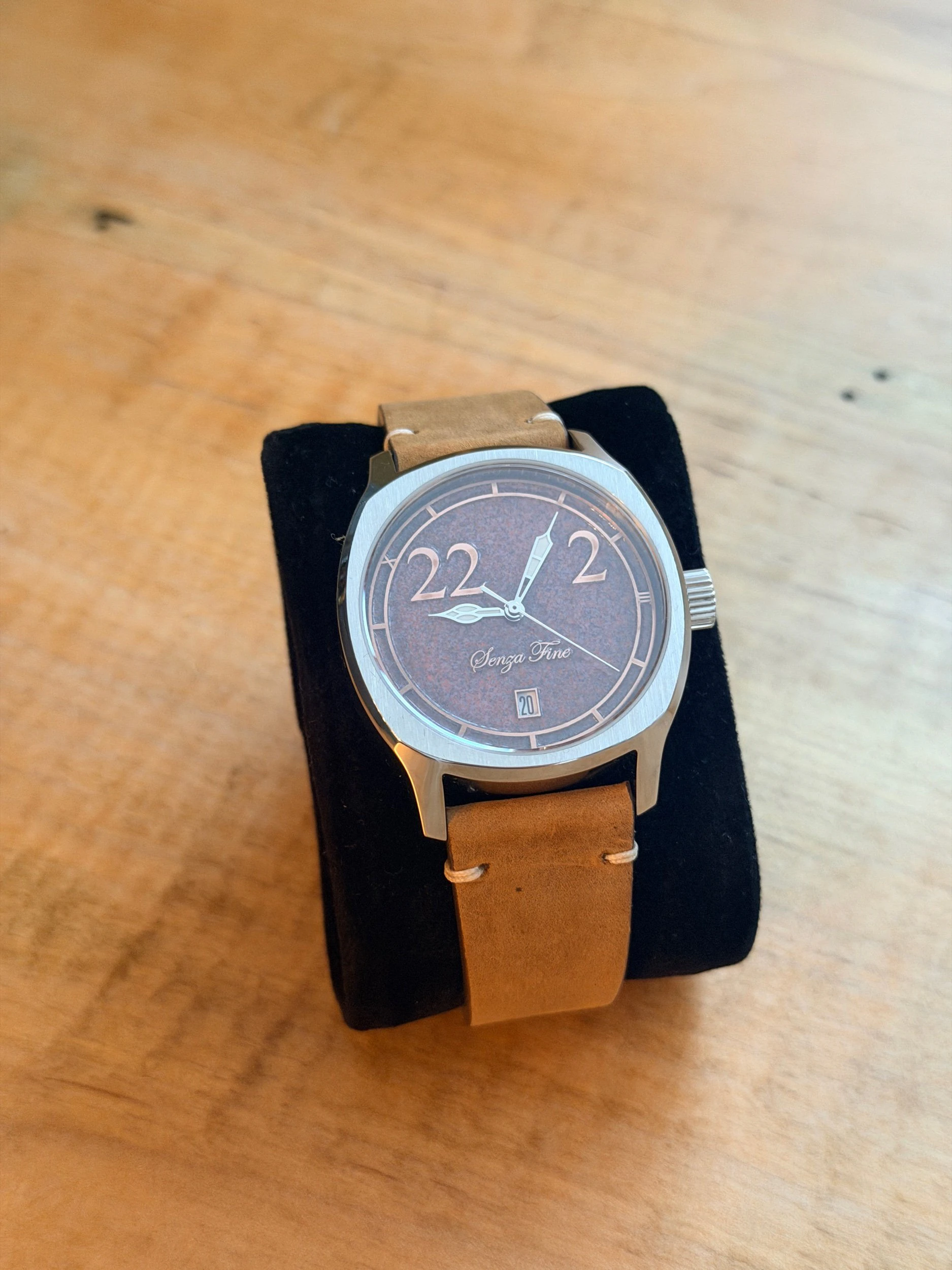 Homemade Watch Company Cushion Case Date Watch