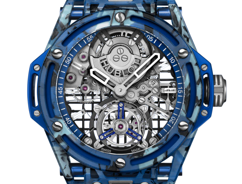 Hublot Big Bang Tourbillon Novak Djokovic Goat Edition Blue 44mm