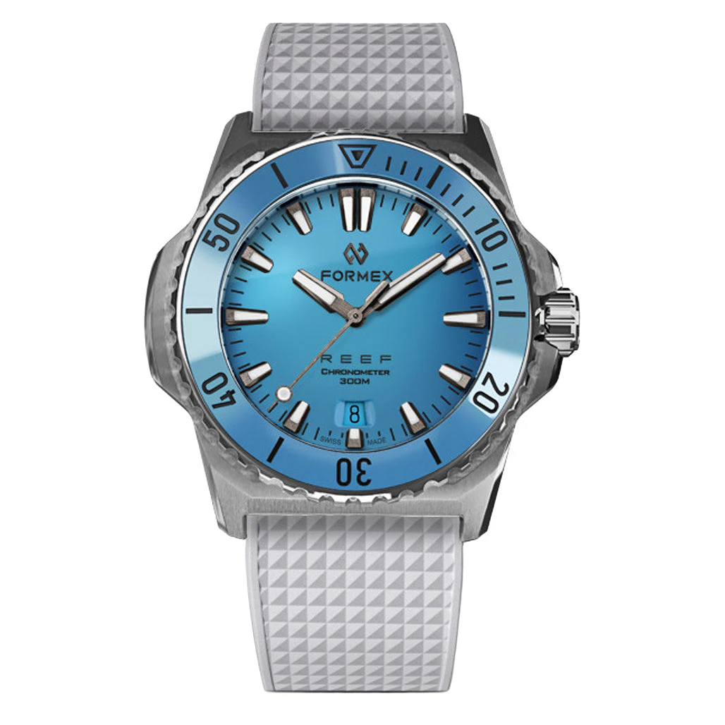 Islander Formex Baby REEF 39.5mm Chronometer Watch with Bahama Blue Dial #2201.1.6367.900