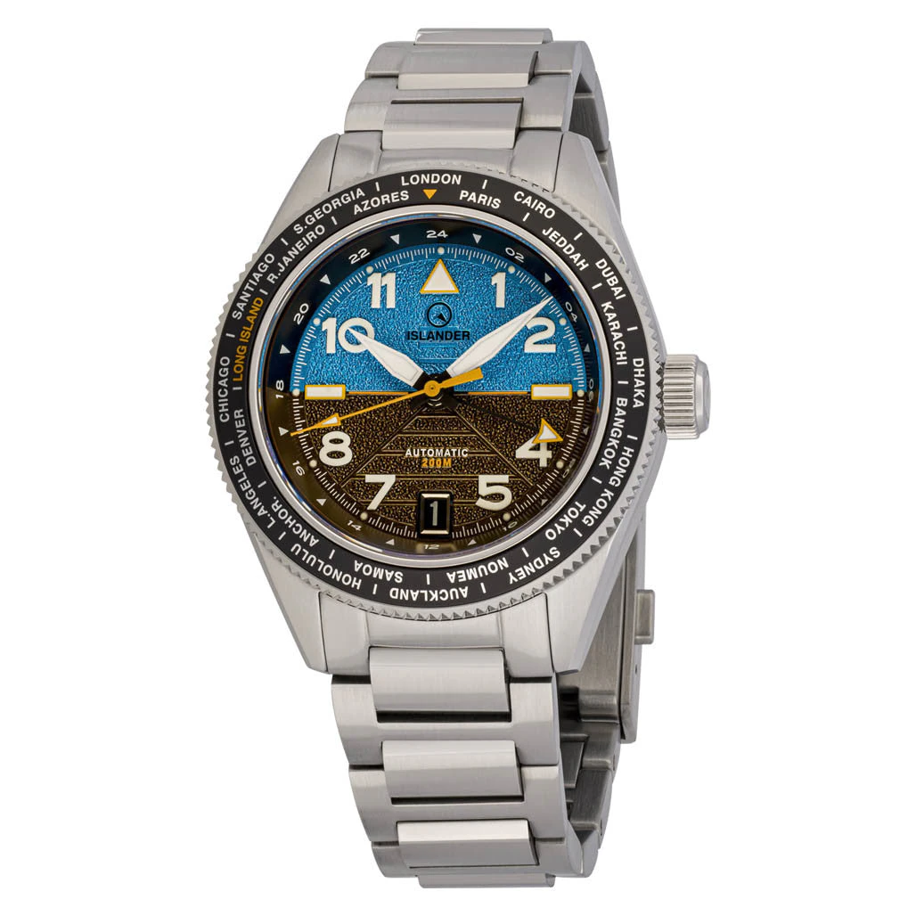 Islander Calabro GMT World Time Automatic Watch