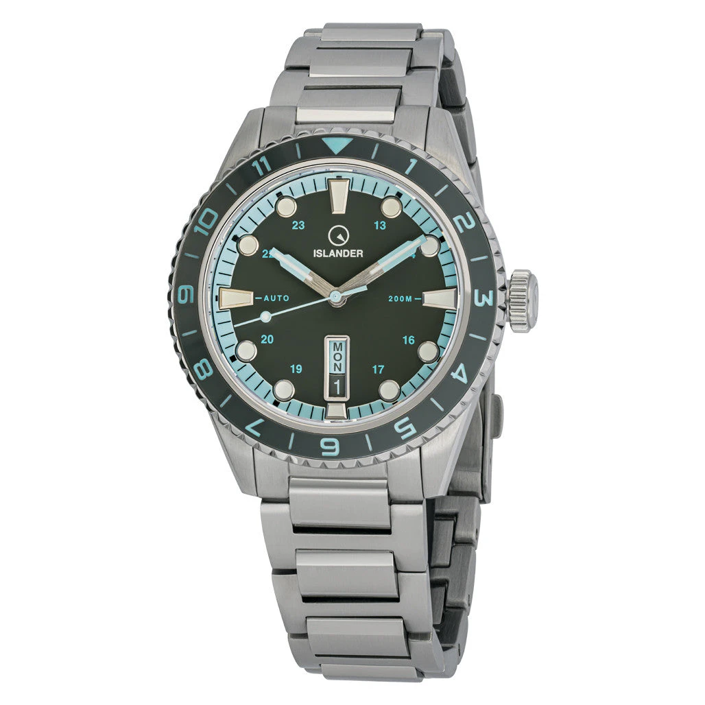 Islander Greenport 39mm Dive Watch with Stone Grey Dial #ISL-299