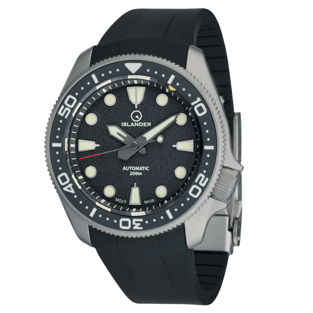 Islander Sands Point Titanium Diver with Black Sand Dial #ISL-158
