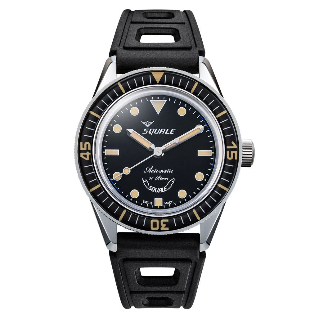 Islander Squale SUB-37 Legend Dive Watch #SUB37BKBK.RBK