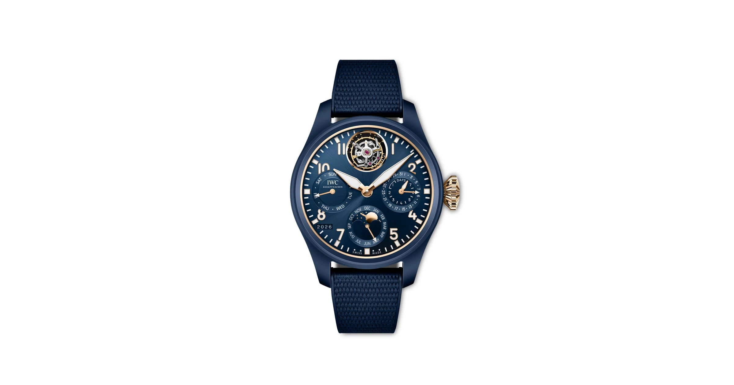 IWC Schaffhausen Iw504901 Big Pilots Watch Perpetual Calendar Tourbillon Le Petit