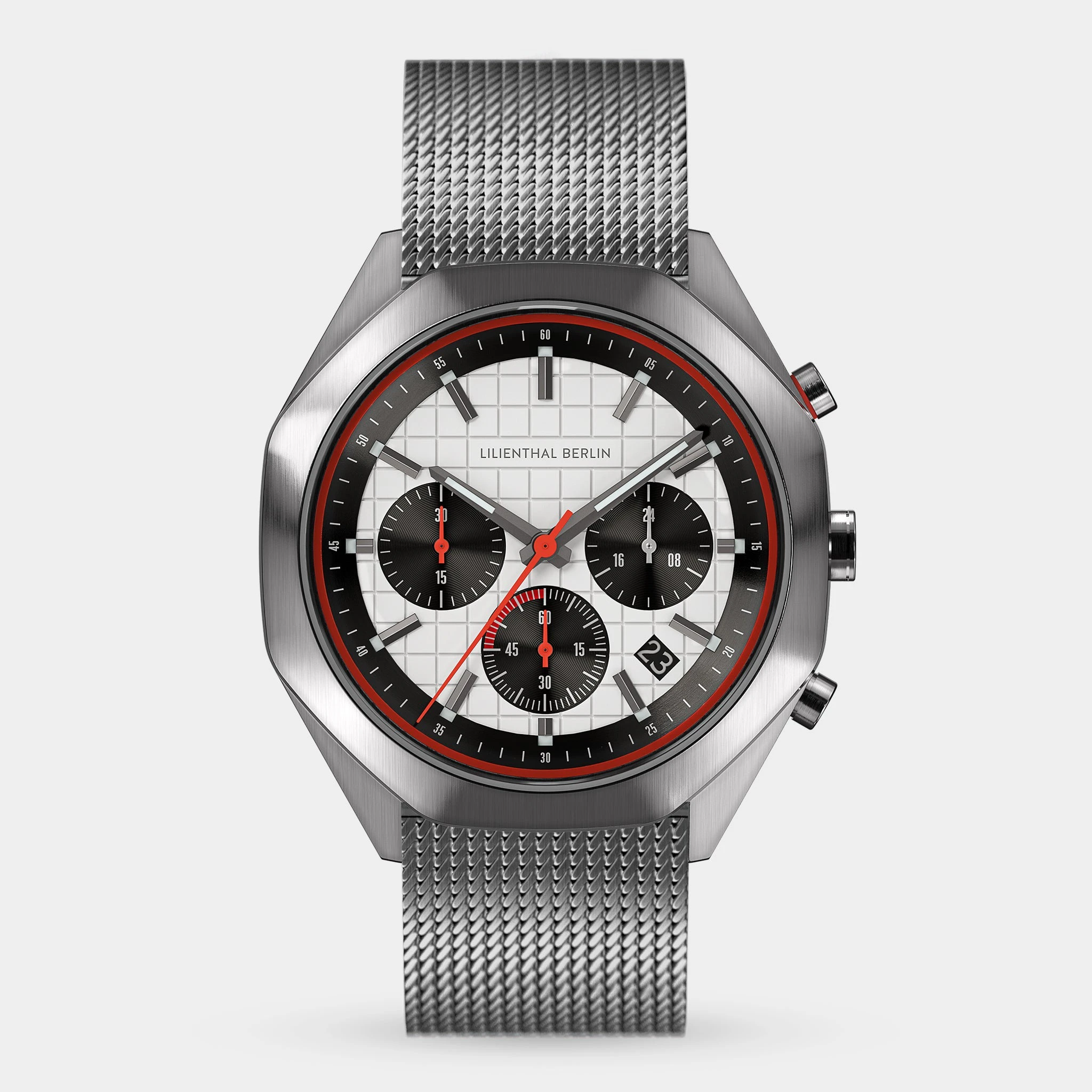 Lilienthal Berlin Octachrono – Silver Red