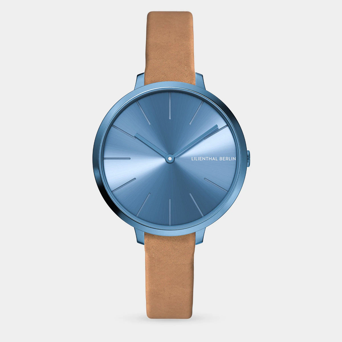Lilienthal Berlin Rosalux Sky Blue Leather Brown Ndash Lilienthal Berlin North America