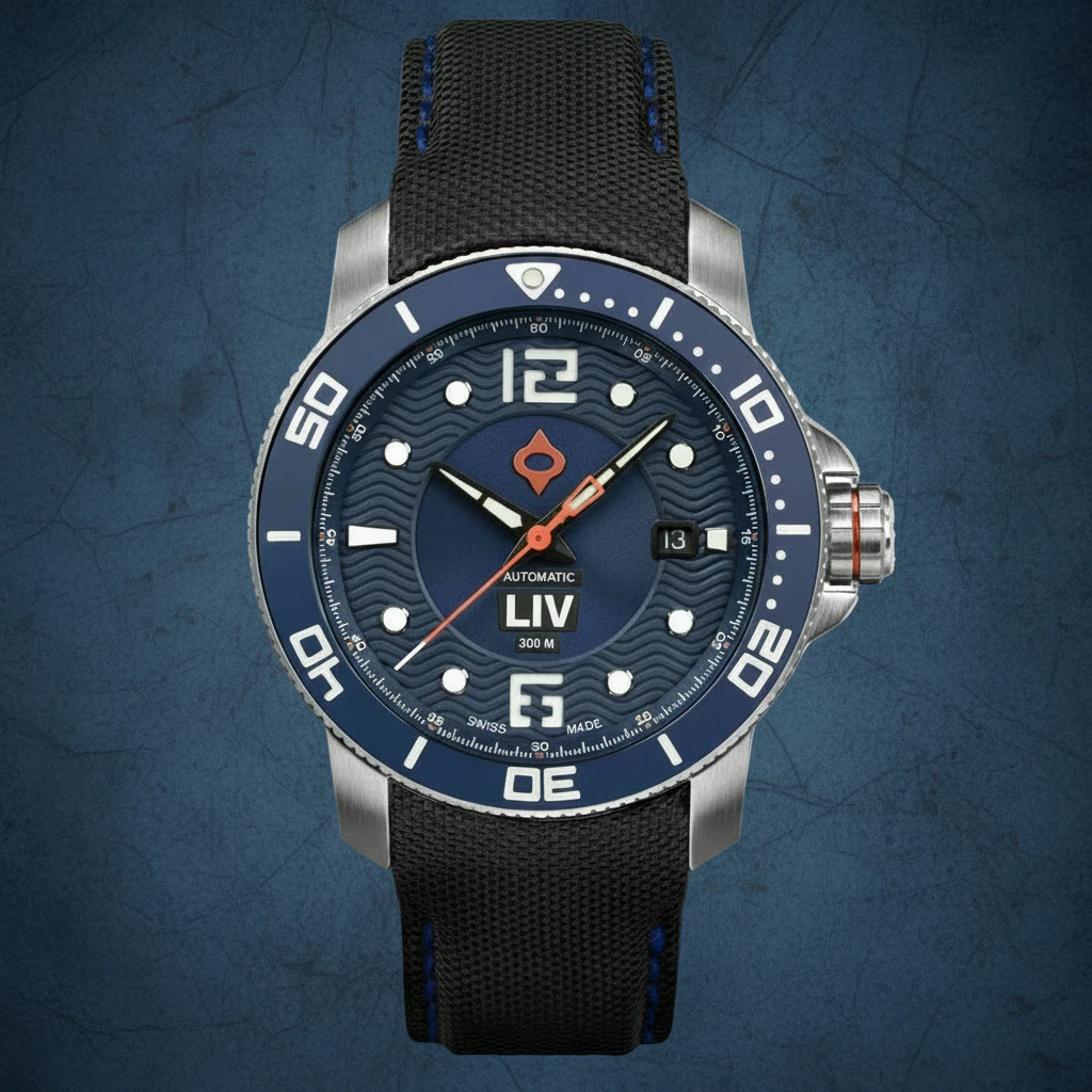 LIV Watches Pre-Loved 41mm Steel Cobalt Divers