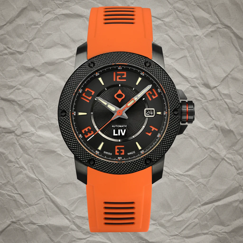 LIV Watches Pre-Loved GX1-A Signature Orange