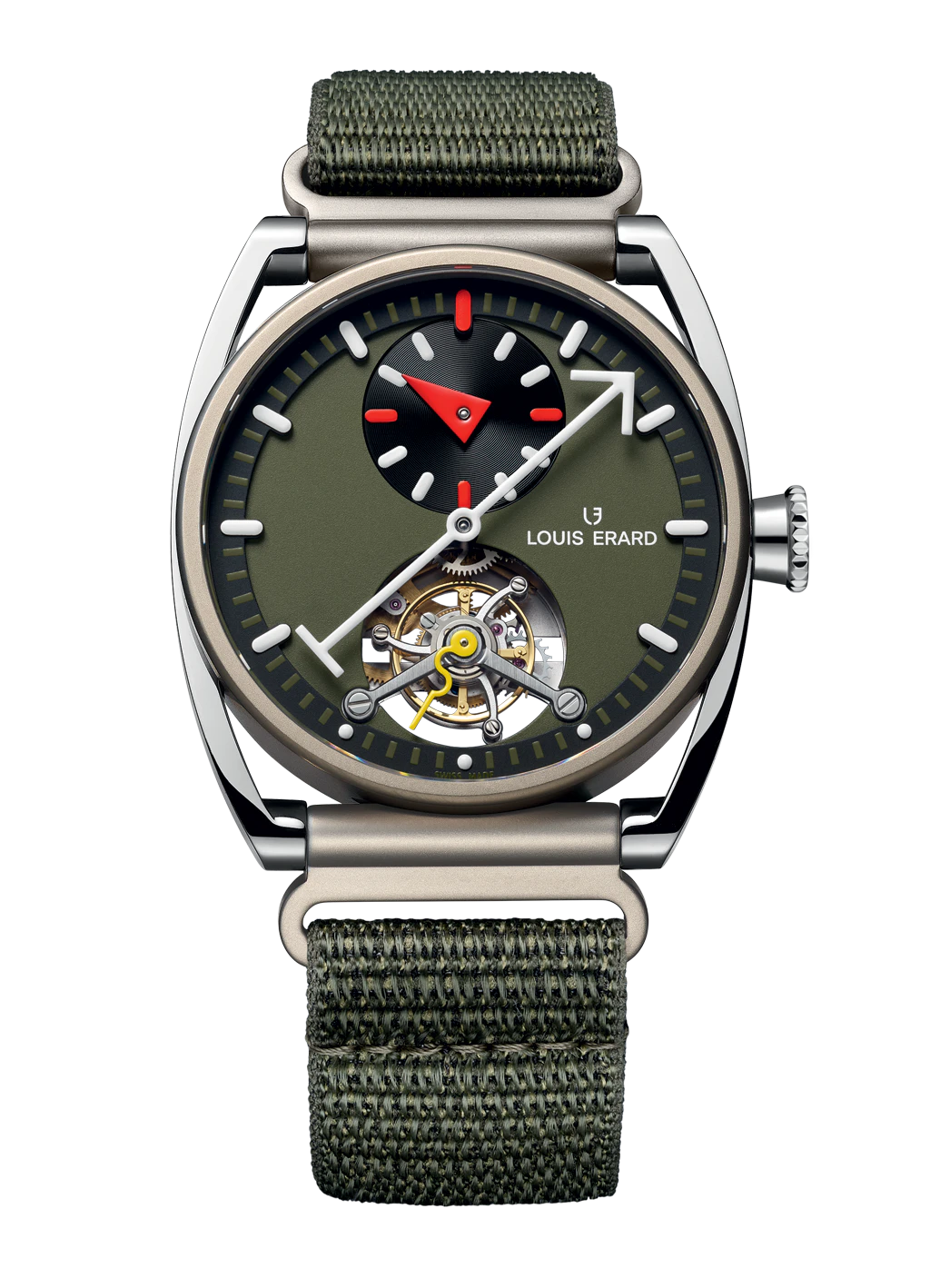 Louis Erard Régulateur Tourbillon Louis Erard x Alain Silberstein Khaki