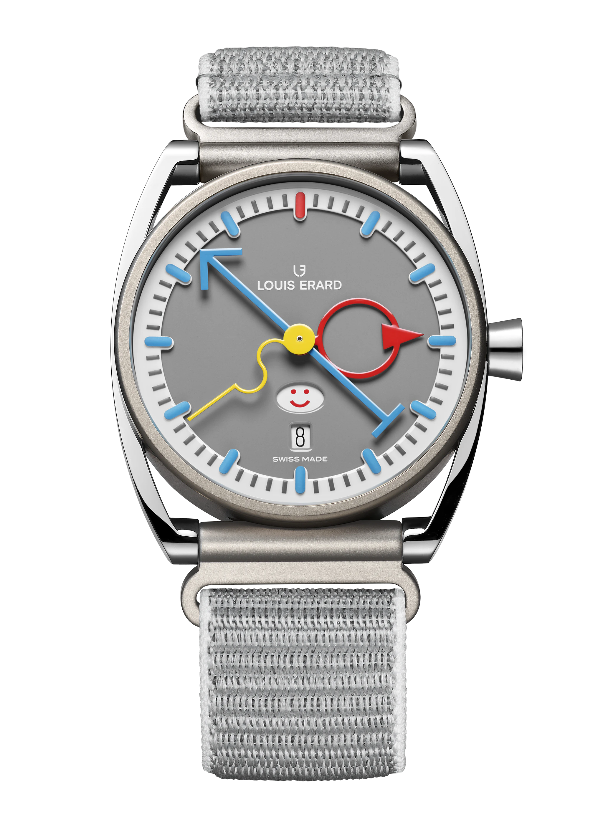 Louis Erard X ALAIN SILBERSTEIN SMILE-DAY GREY