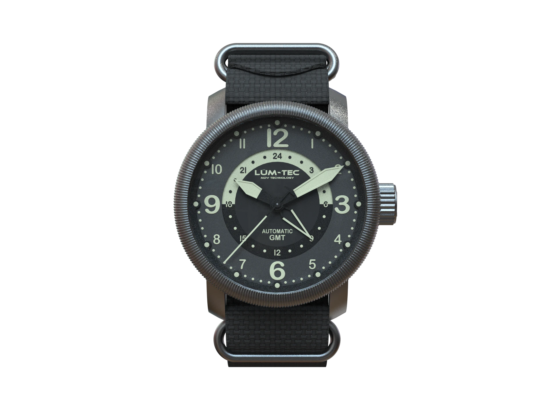 Lum-Tec 39mm Combat B74 GMT