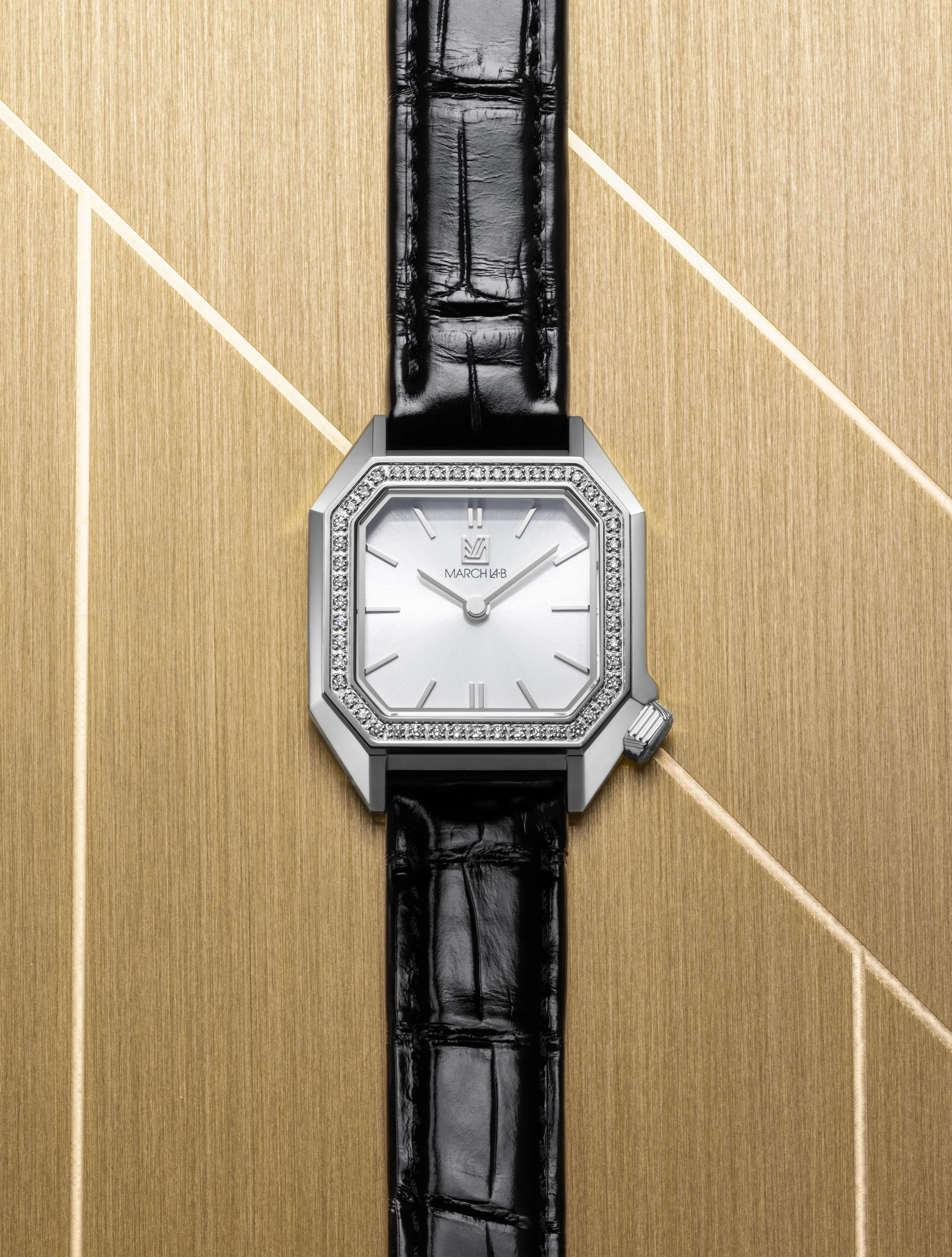 March LA.B Lady Mansart Diamants Acier