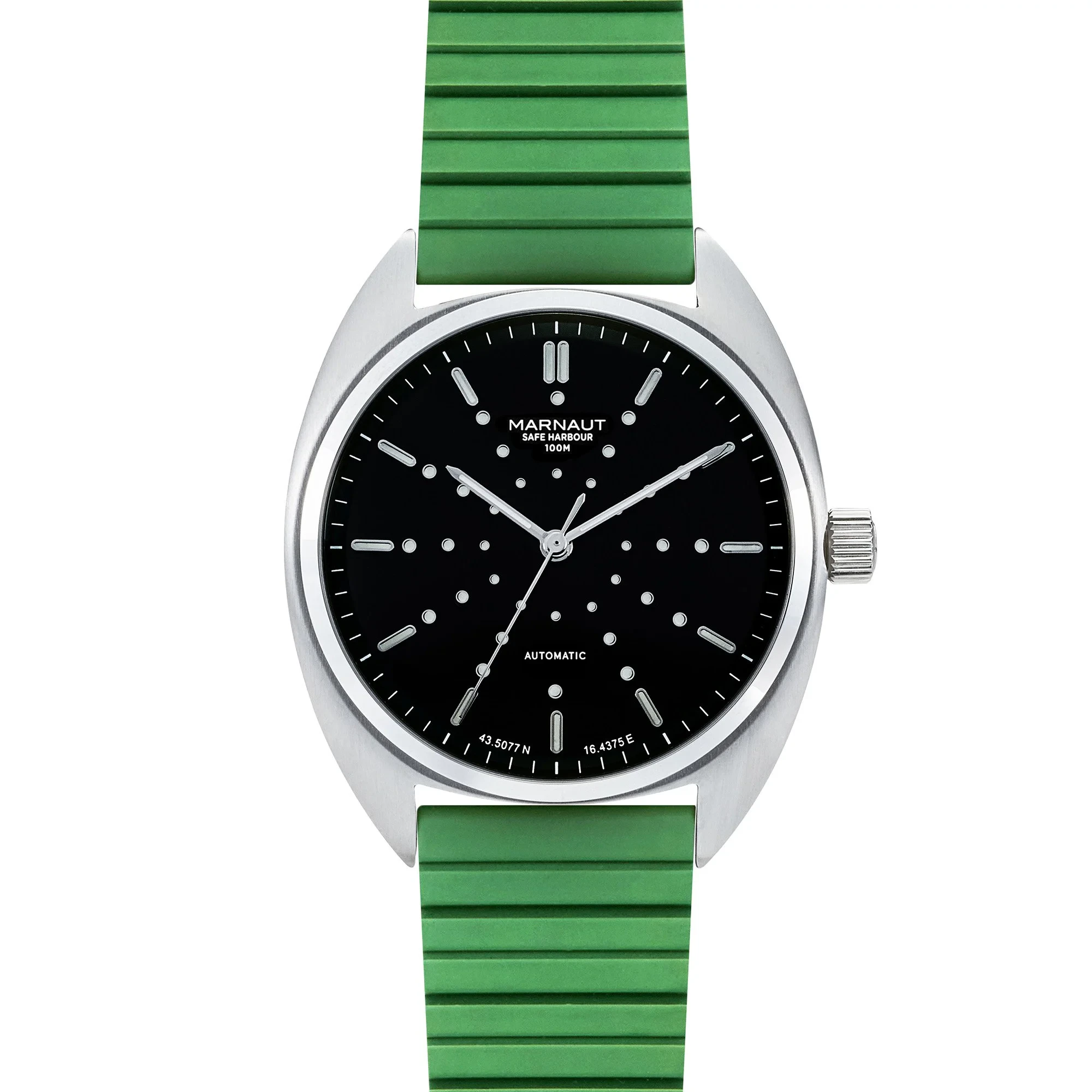 Marnaut Safe Harbour 100C Safe Harbour Classic 100 (cushion case, multi-subdial complication, applied batons)