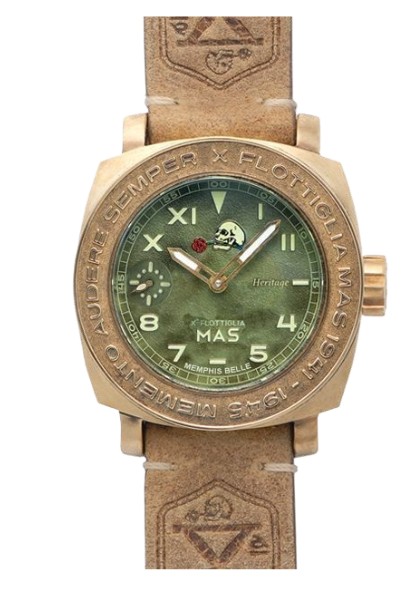 Memphis Belle Heritage Bronzo Meccanico HM4 Verde