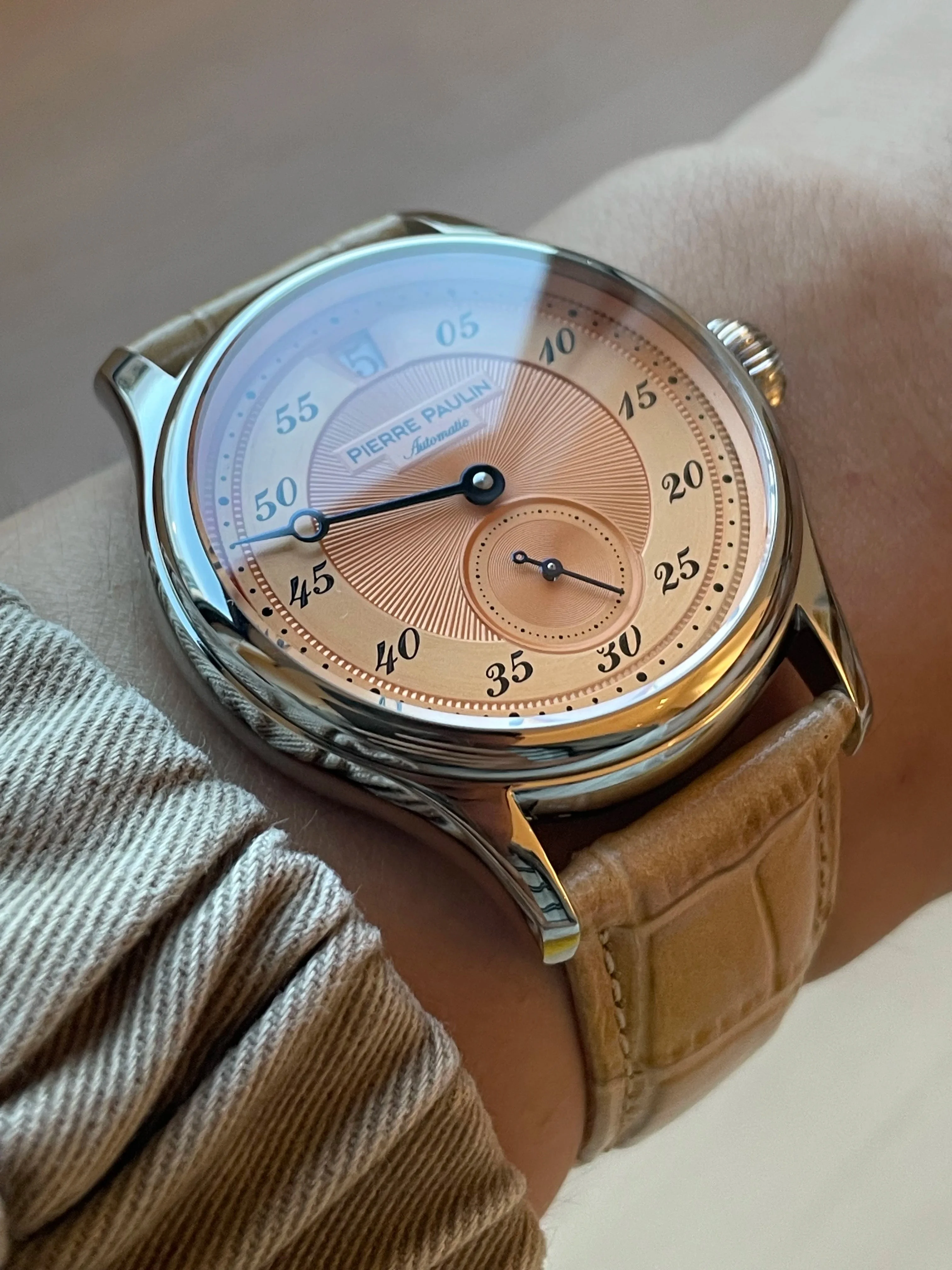 Merkur 42mm PIERRE PAULIN Jumping Hour Watch