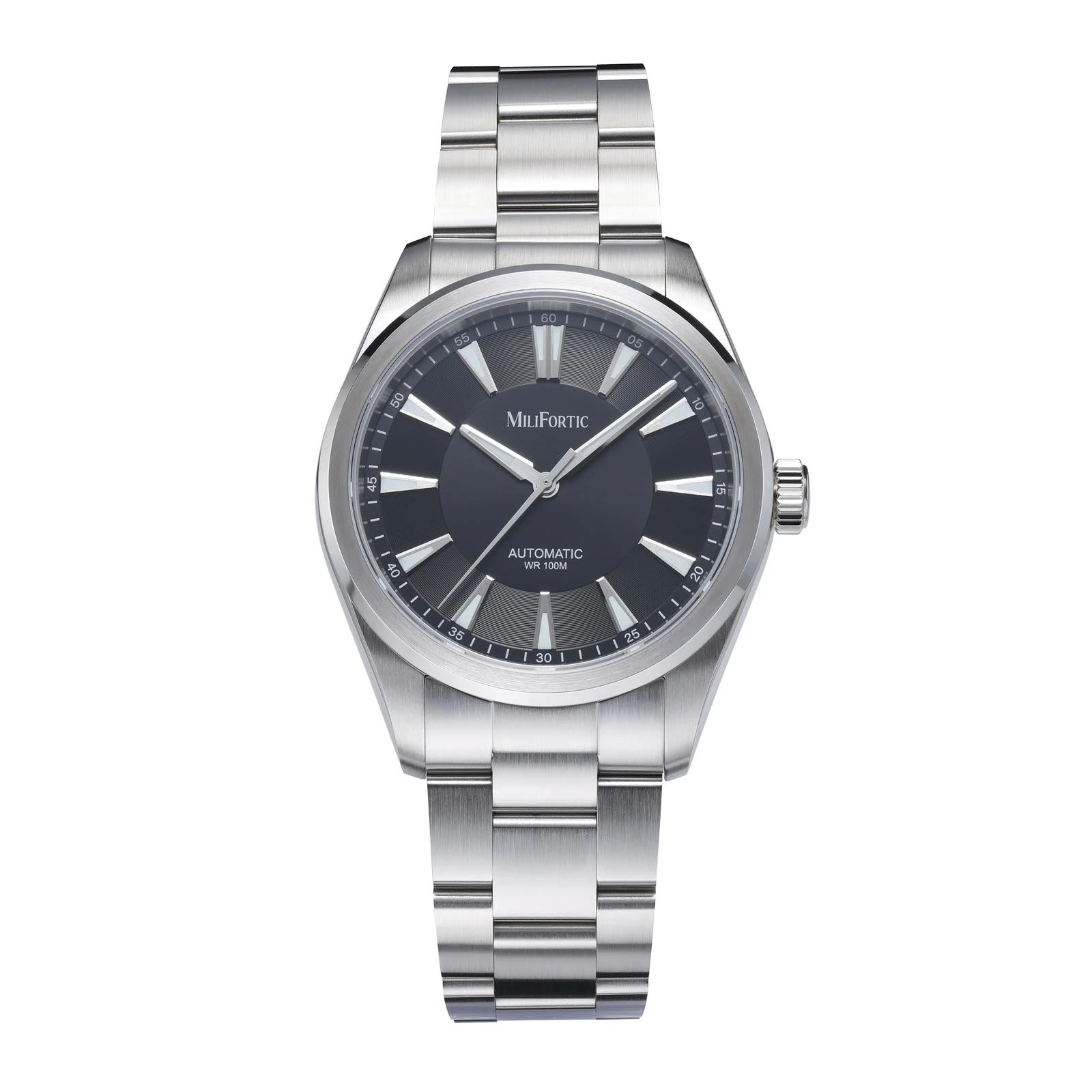 Milifortic 39mm Original Design No-Date Concentric Ring Dial Automatic Sports Watch S139