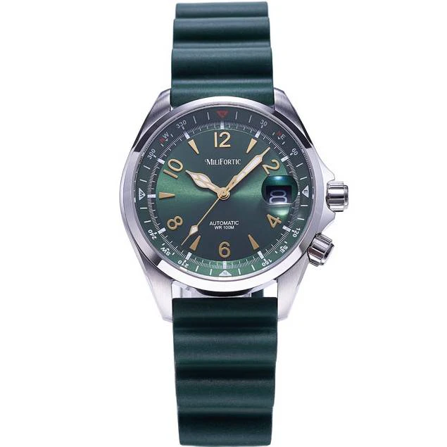 Milifortic S089 39.5mm Automatic Sports Compass Bezel