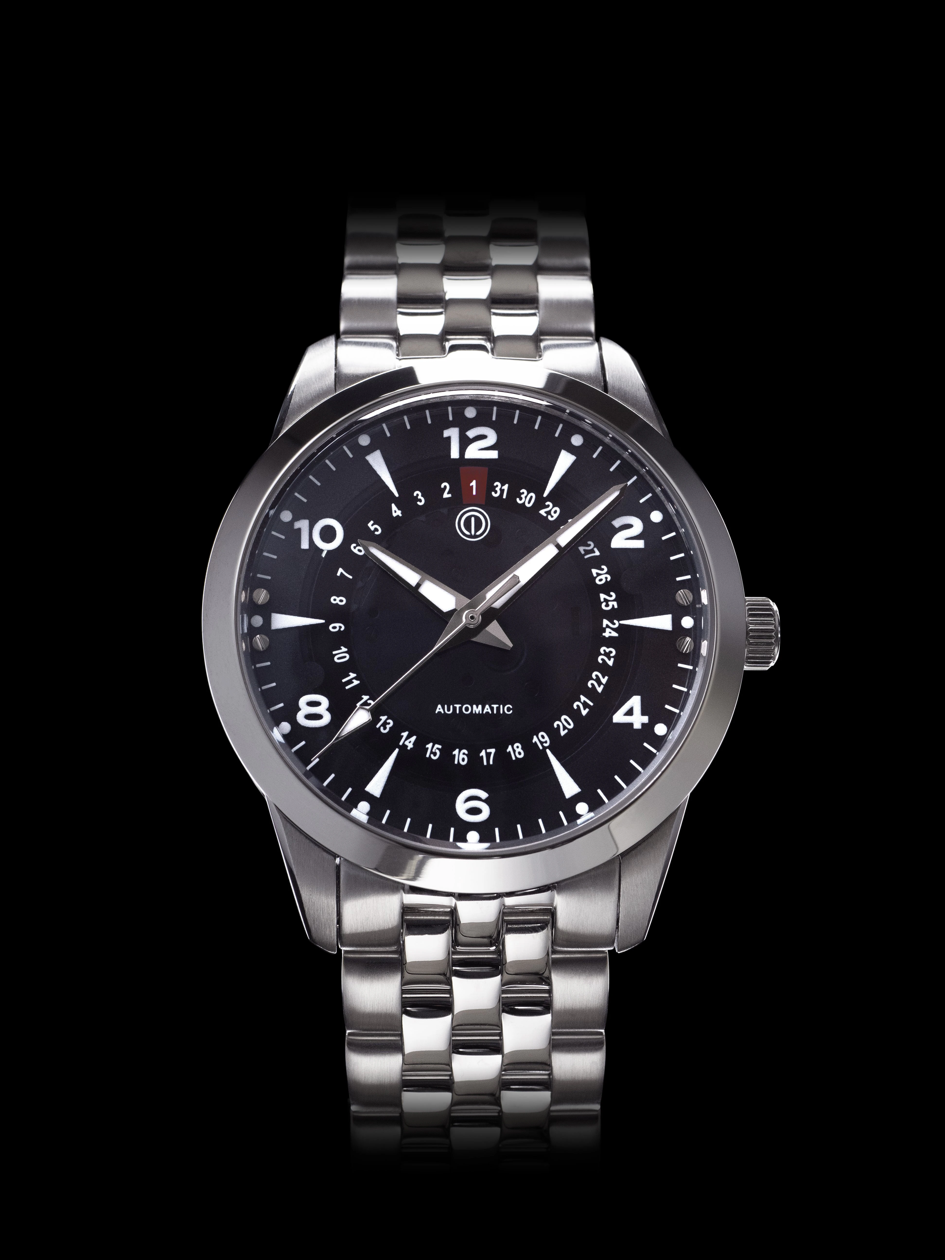 MMI Watches MMI/Nor-Light 39.5mm Stainless Steel Date Miyota 9015