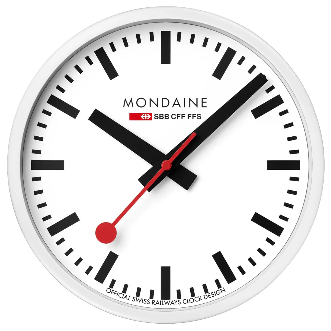 Mondaine Wall Clock, 25 cm,
