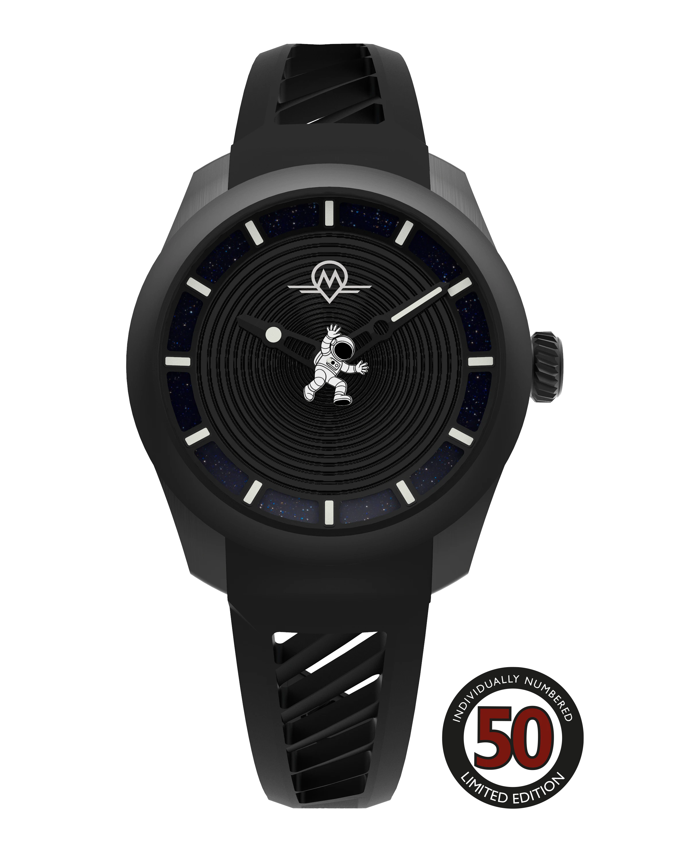 Monro Adventure Watches SUBSCRIBER ACCESS MONRO LUNA ADVENTURE MLA-PNR POINT OF NO RETURN, 9039 Automatic Watch, 39mm EPDM