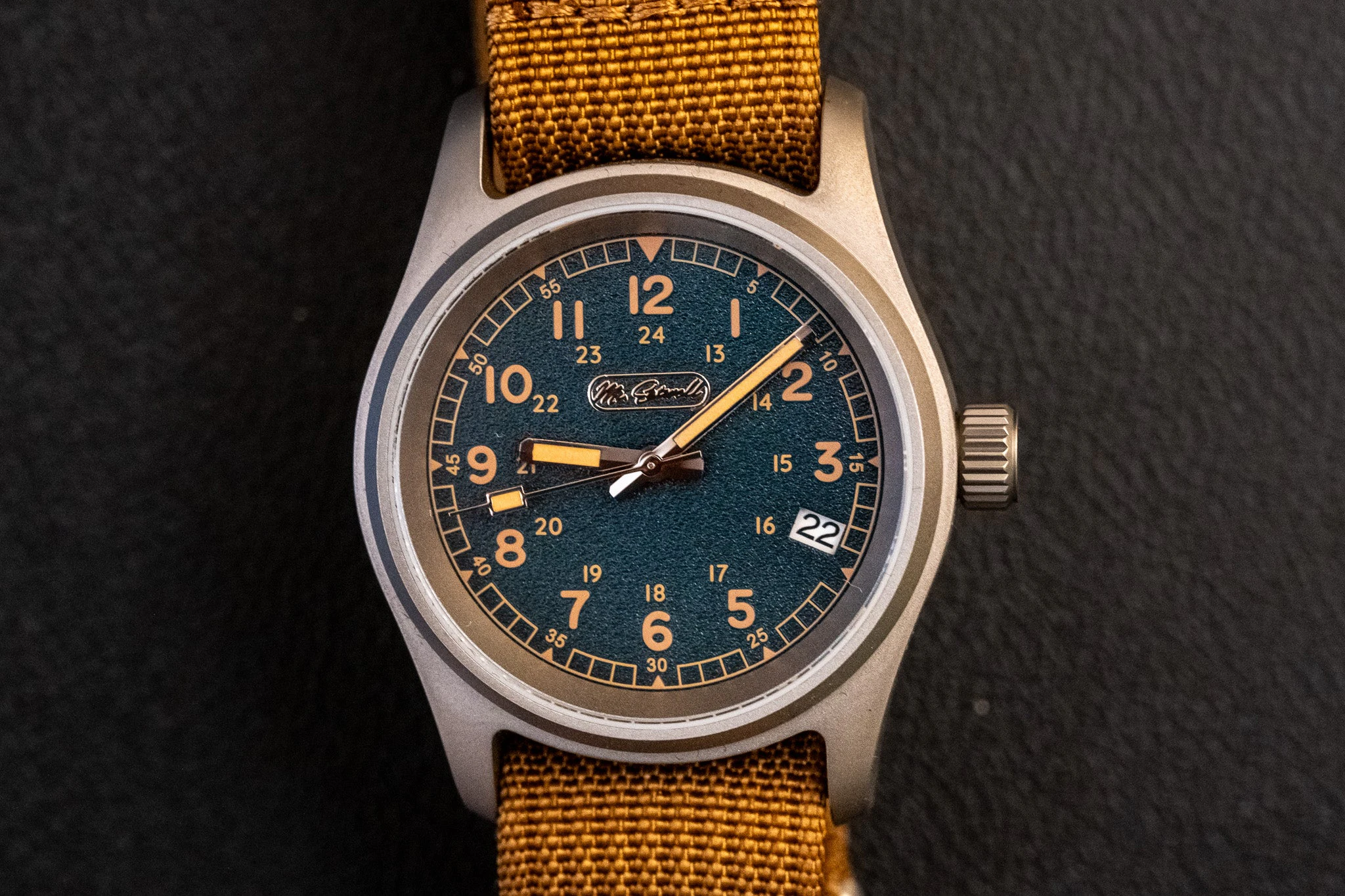 Mr. Eatwell Chino — Titanium Field Watch