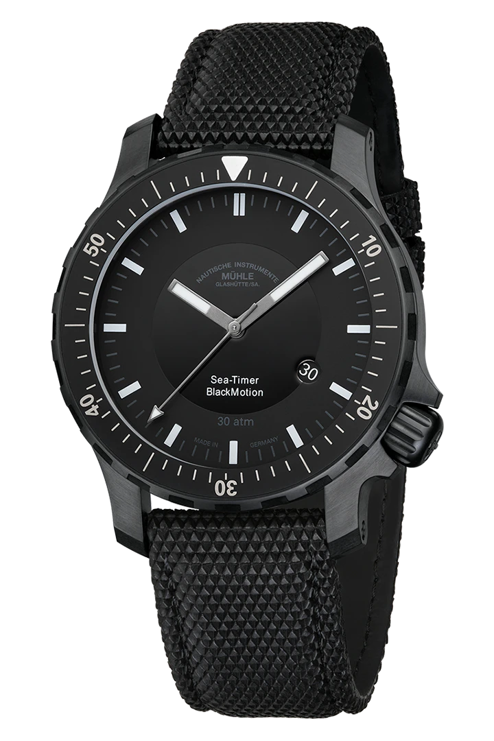 Mühle-Glashütte Sea-Timer BlackMotion