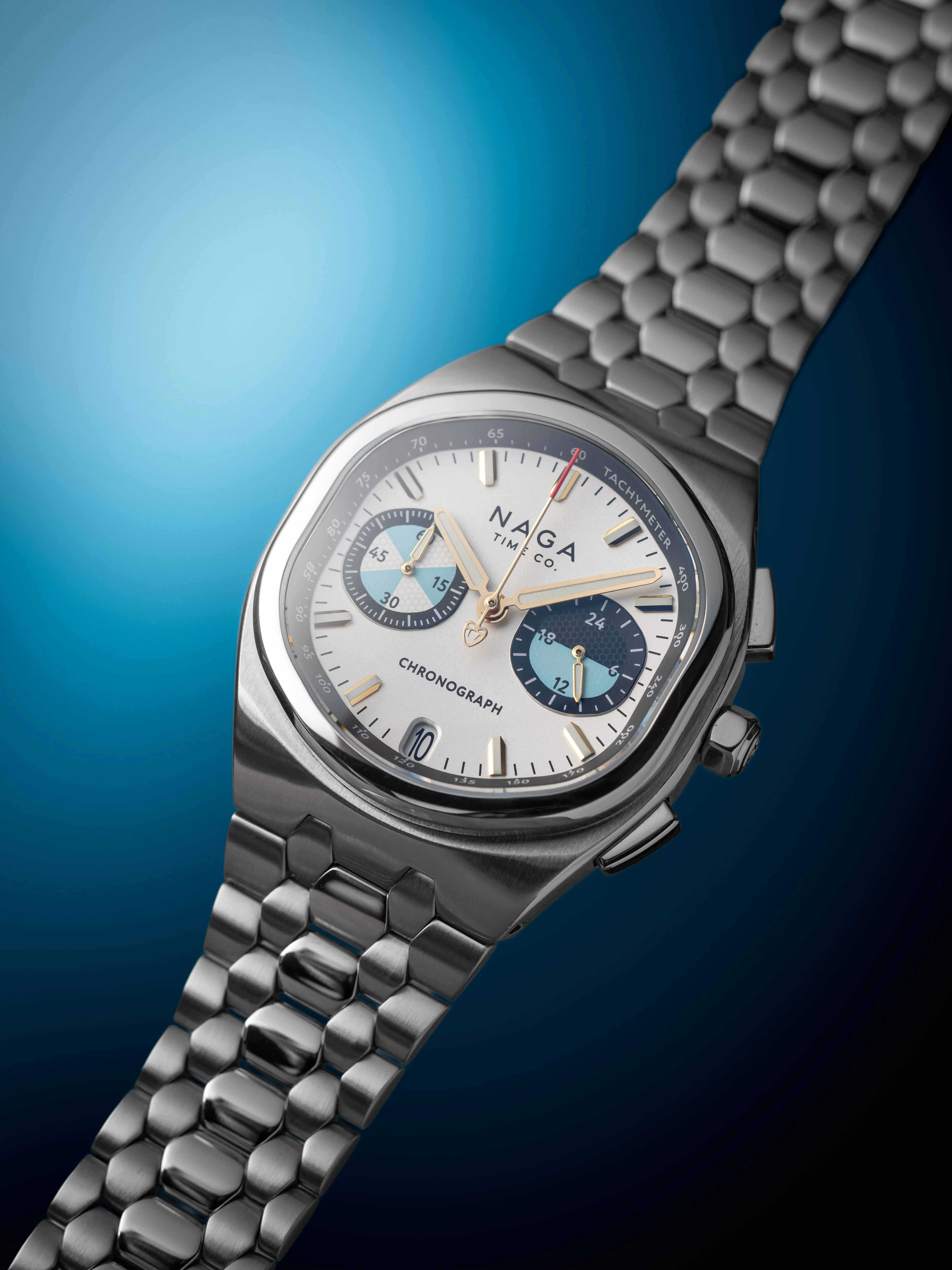 Naga Watches Granturismo Chronograph 39 Amalfi