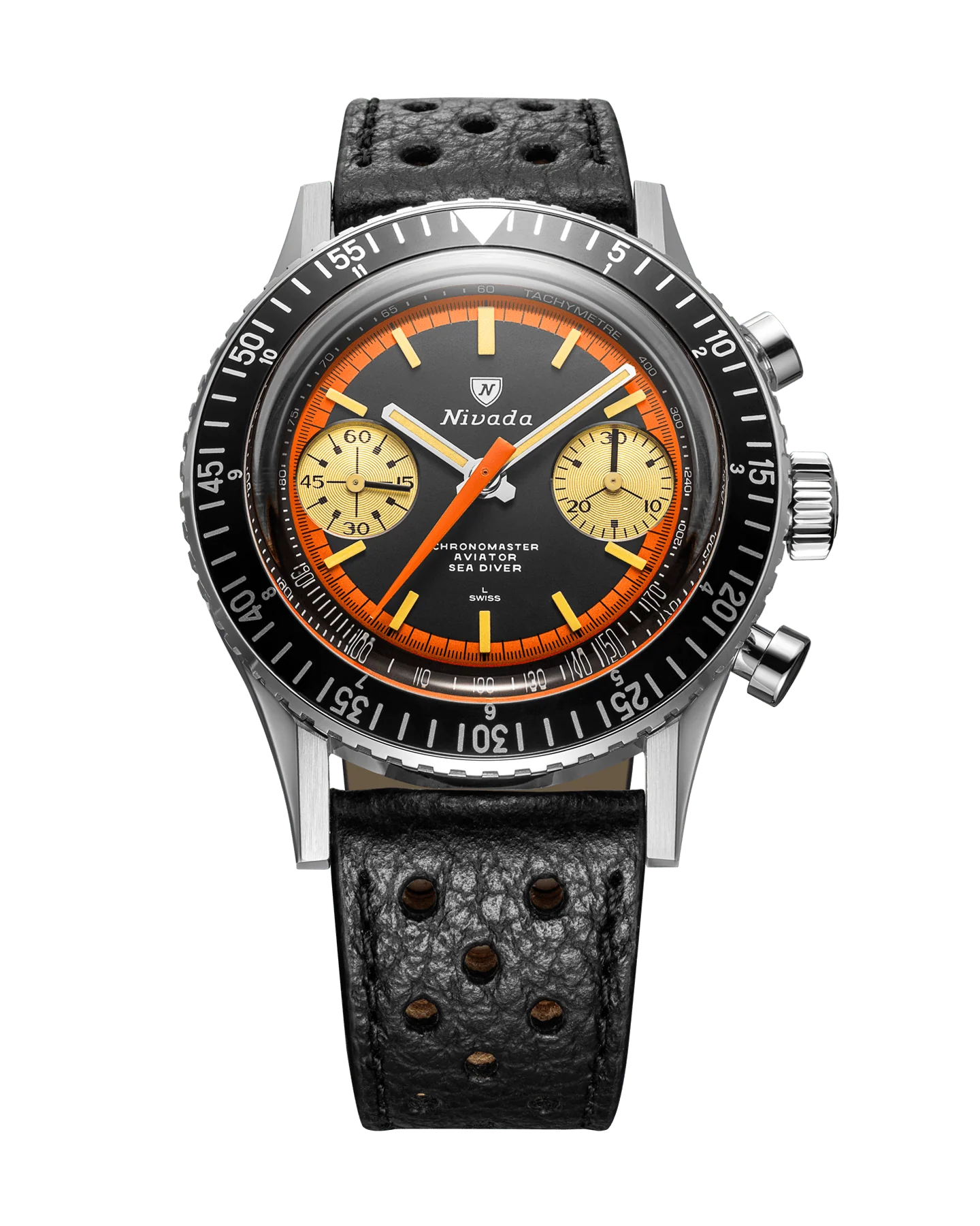 Nivada Grenchen Chronoking Vintage Valjoux