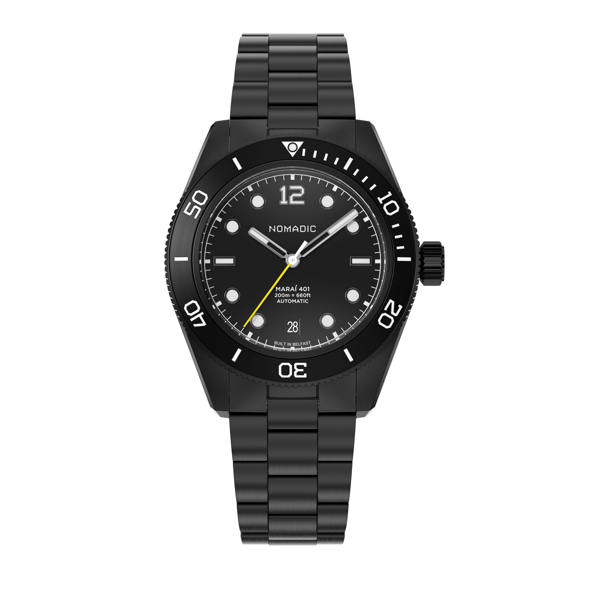 Nomadic Blackout Maraí 401 - 40mm Dive Watch (2026 Edition)