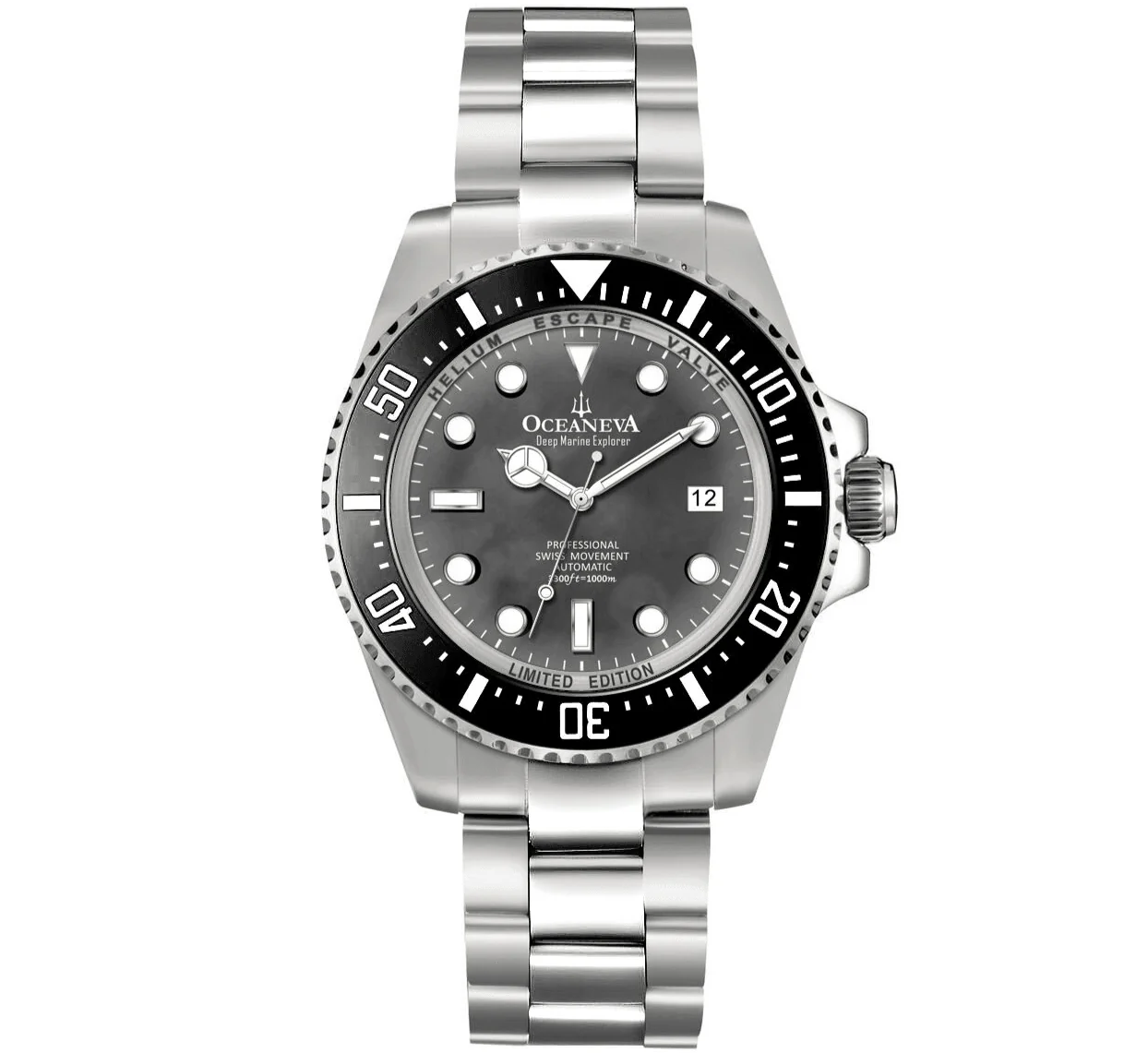 Oceaneva Men's Deep Marine Explorer 1000M Pro Diver Watch