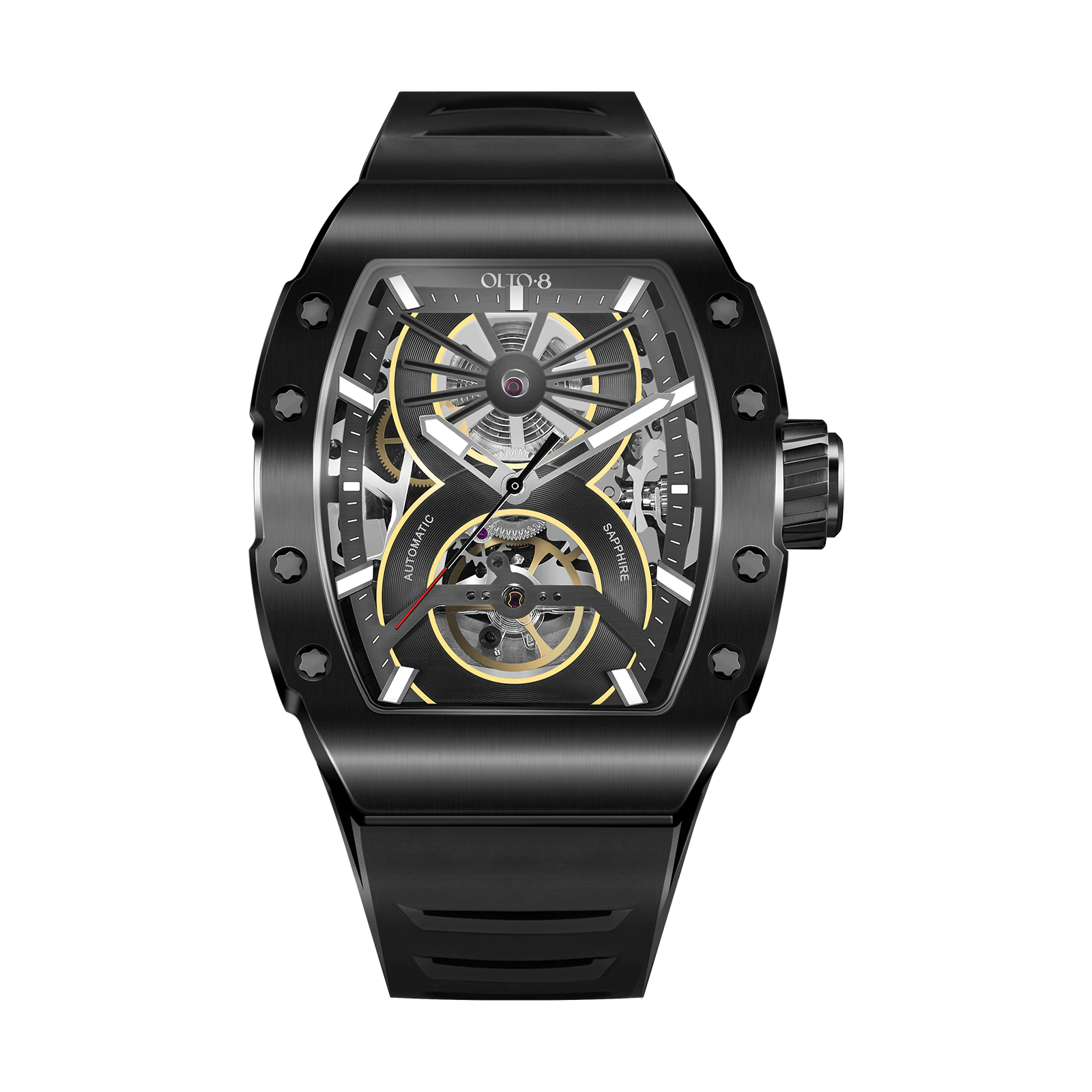 OLTO-8 SHOT Skeleton Automatic Watch