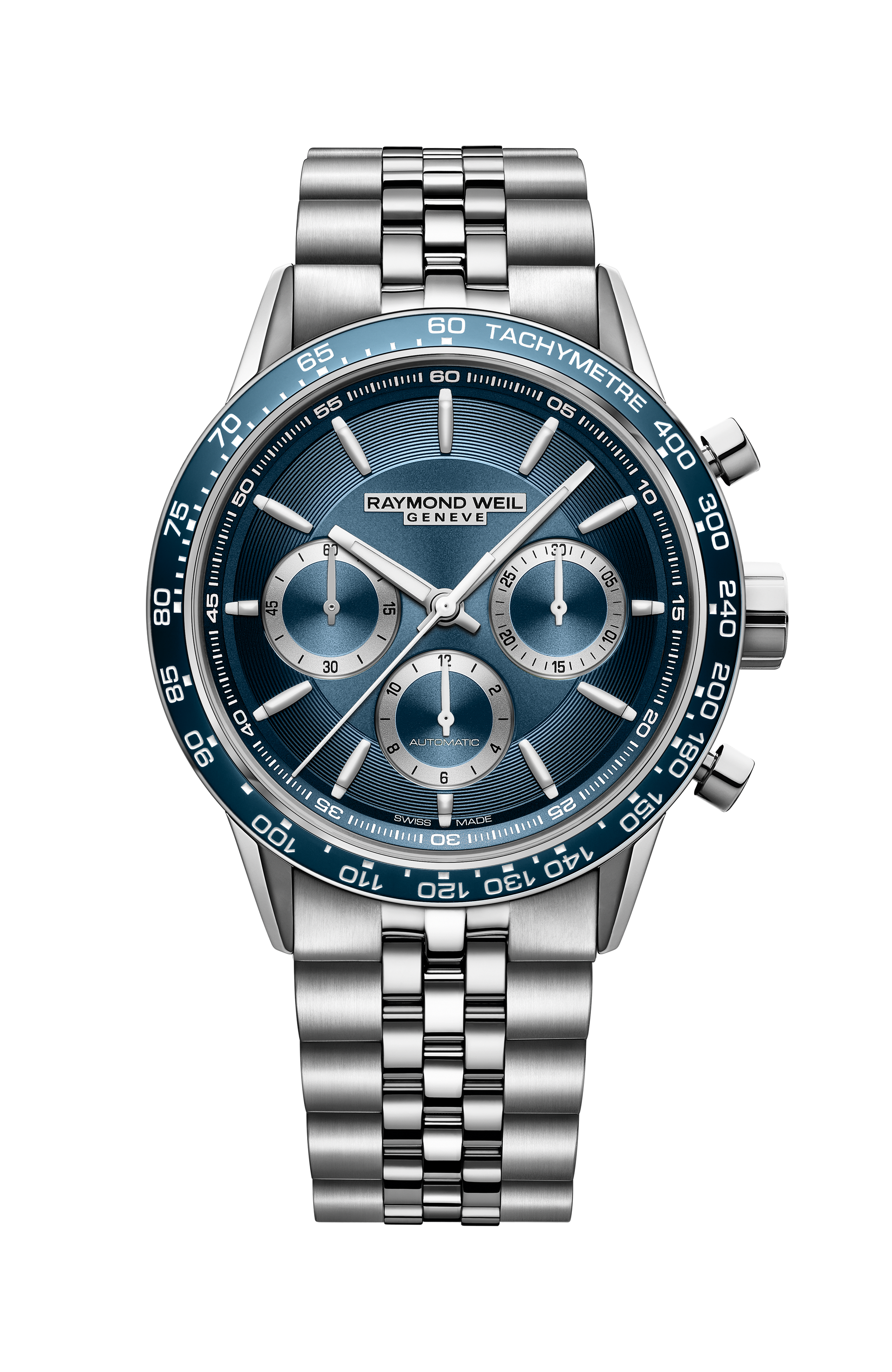 Raymond Weil Freelancer Men's Automatic Chronograph Bracelet Watch, 43 mm